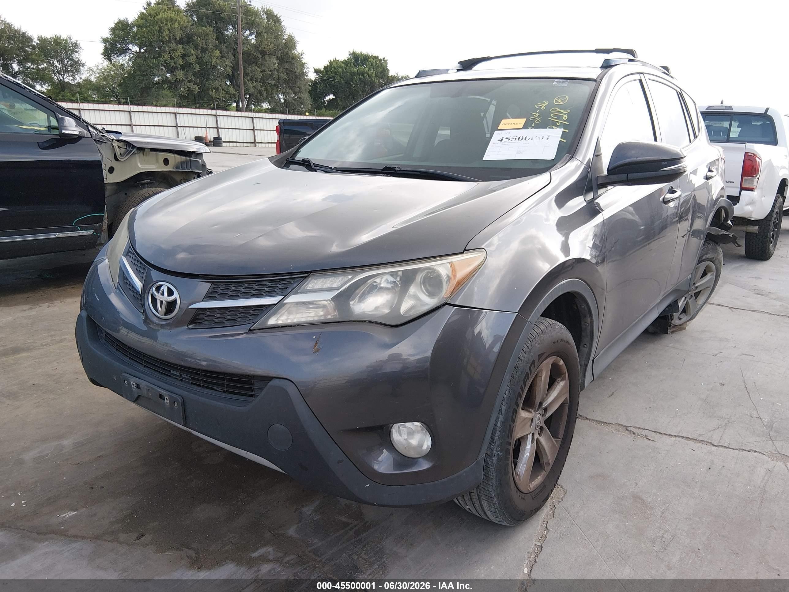 2014 Toyota Rav4 Xle Серый vin: JTMWFREV4EJ011991