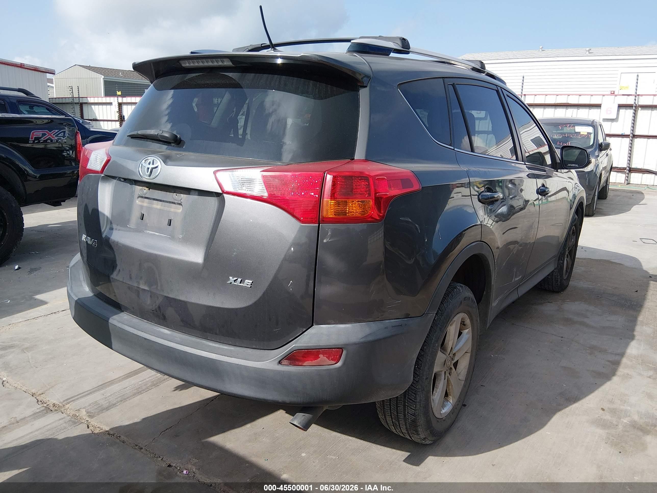 2014 Toyota Rav4 Xle Серый vin: JTMWFREV4EJ011991