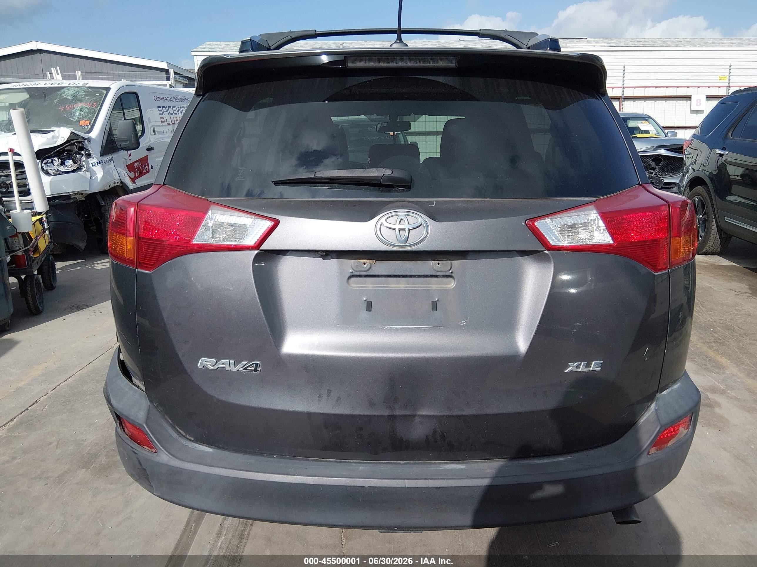 2014 Toyota Rav4 Xle Серый vin: JTMWFREV4EJ011991