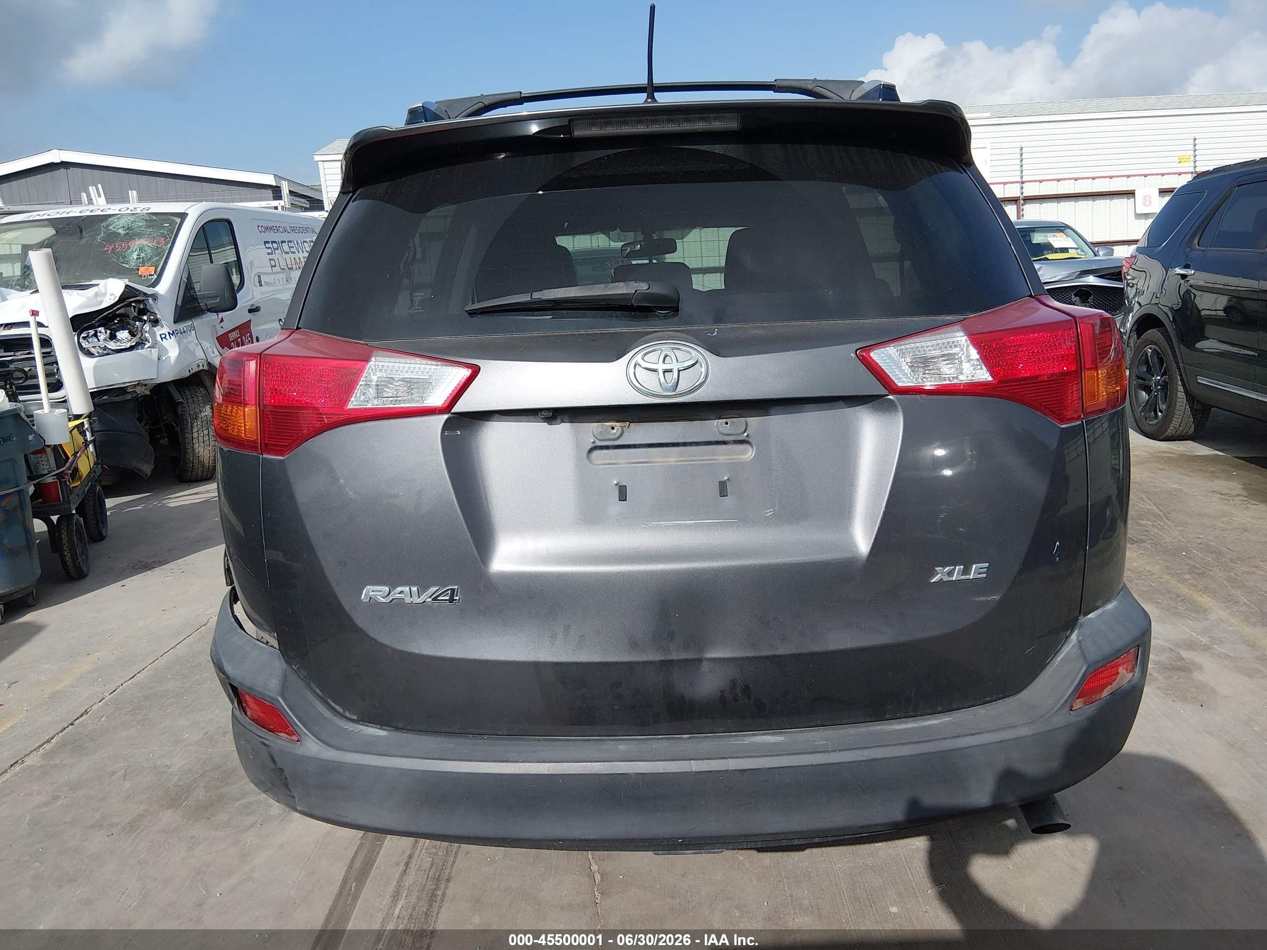 2014 Toyota Rav4 Xle Серый vin: JTMWFREV4EJ011991