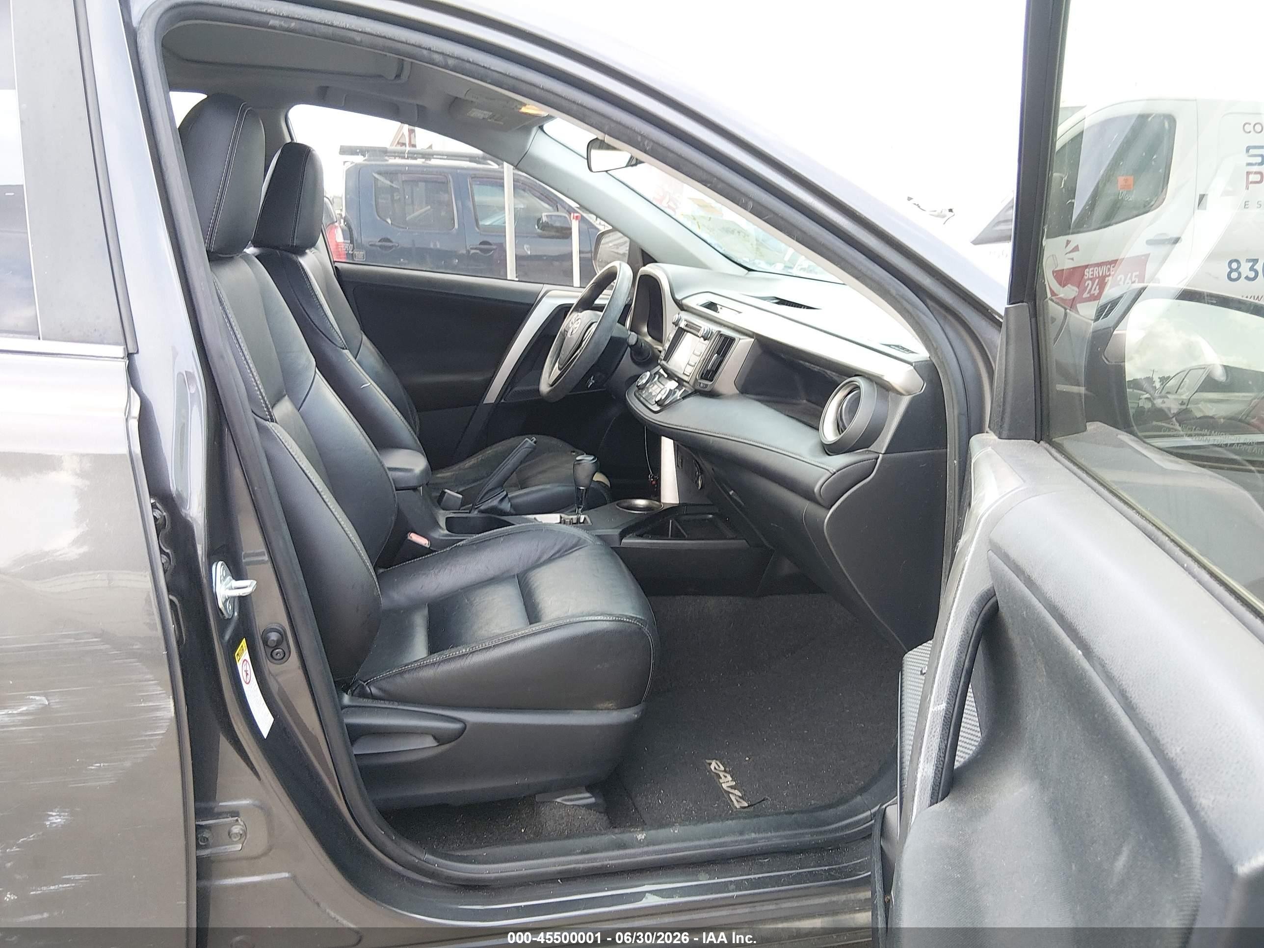 2014 Toyota Rav4 Xle Серый vin: JTMWFREV4EJ011991