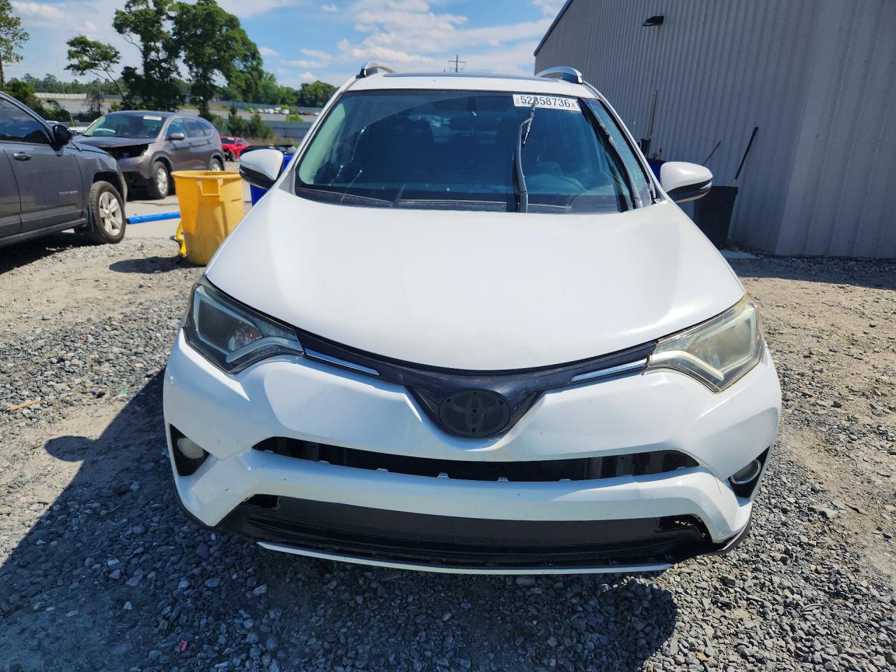 2016 Toyota Rav4 Xle White vin: JTMWFREV4GD084120