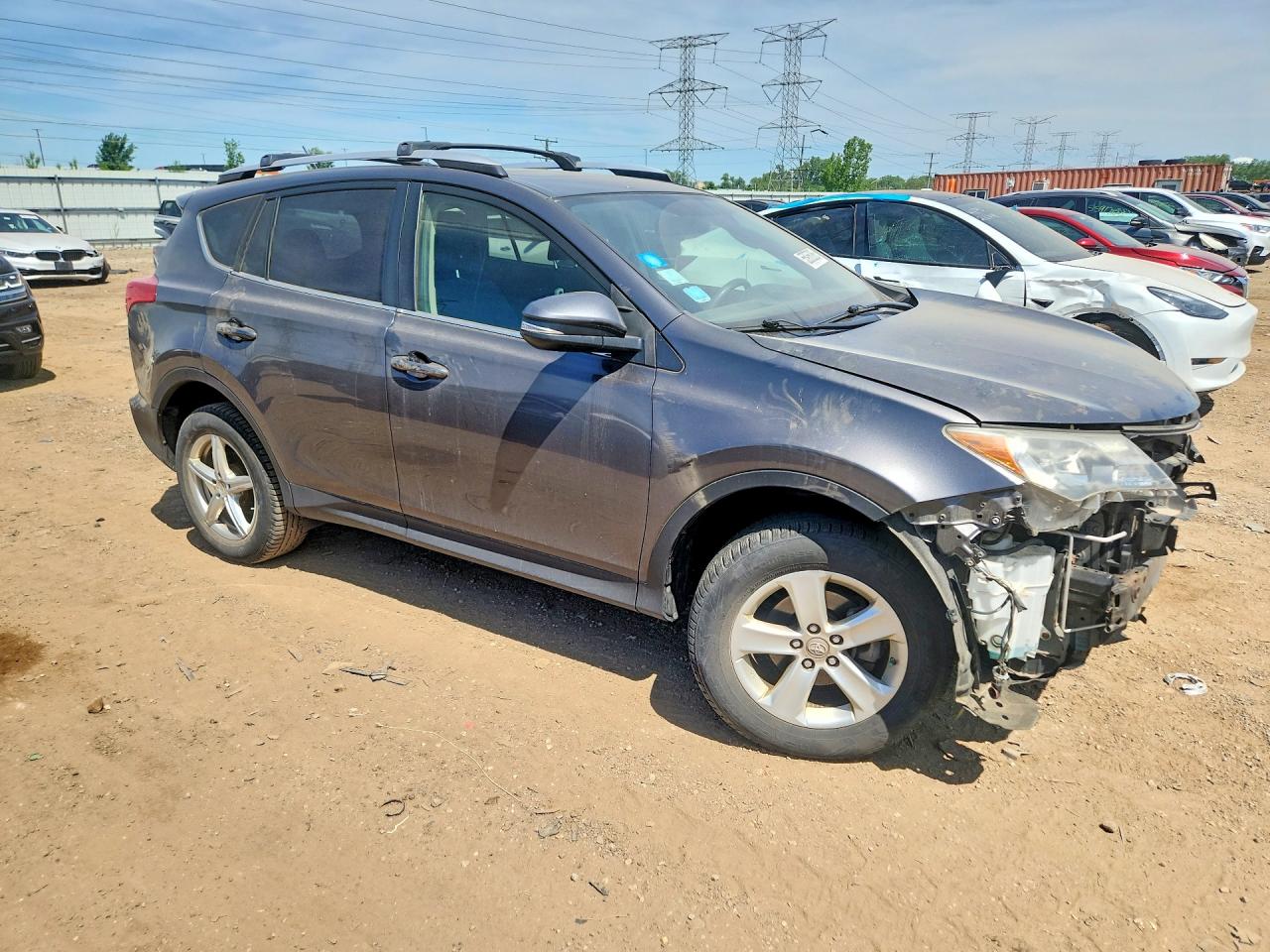 2013 Toyota Rav4 Xle Gray vin: JTMWFREV5D5003695