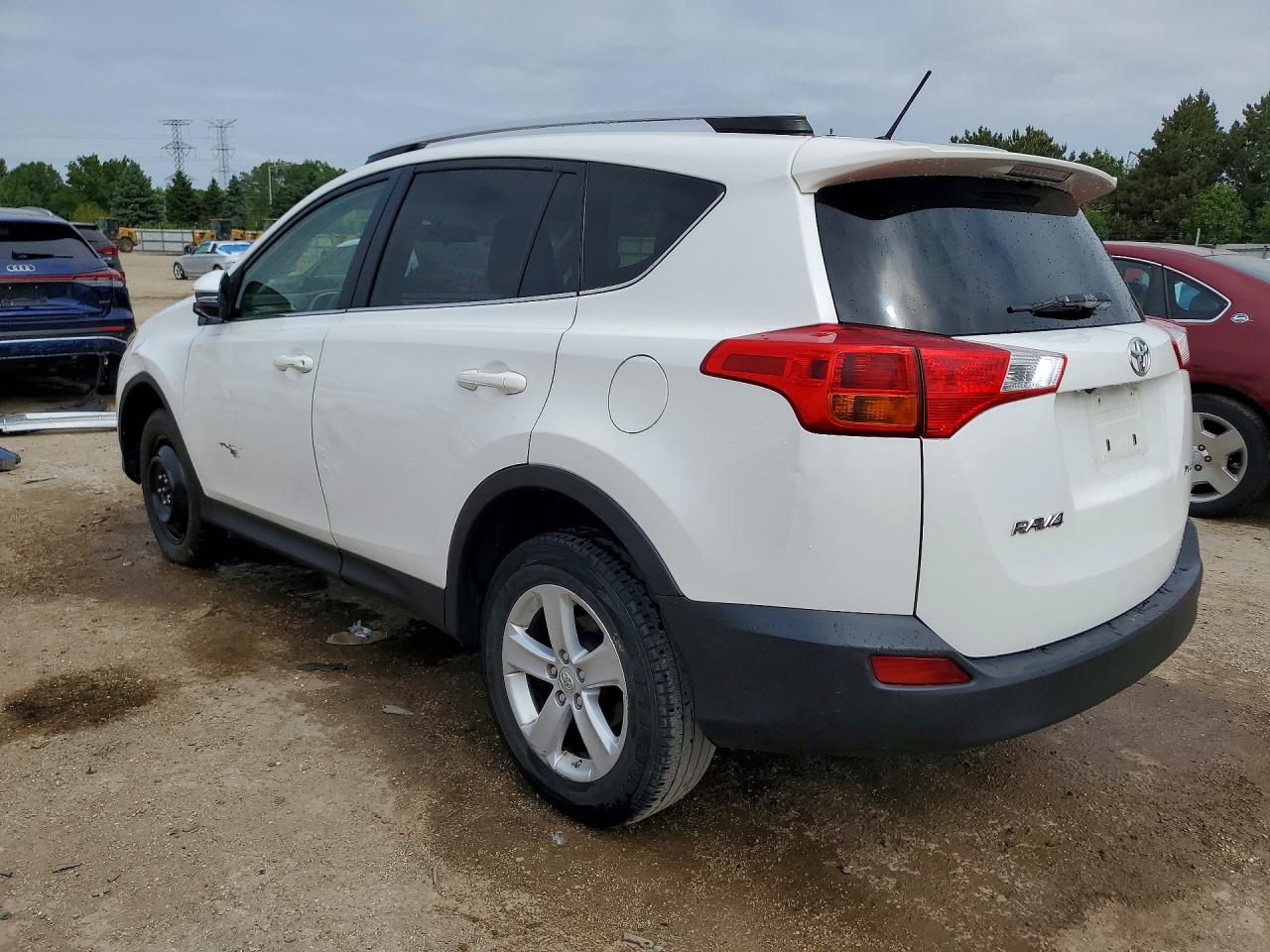 2013 Toyota Rav4 Xle White vin: JTMWFREV5D5004734