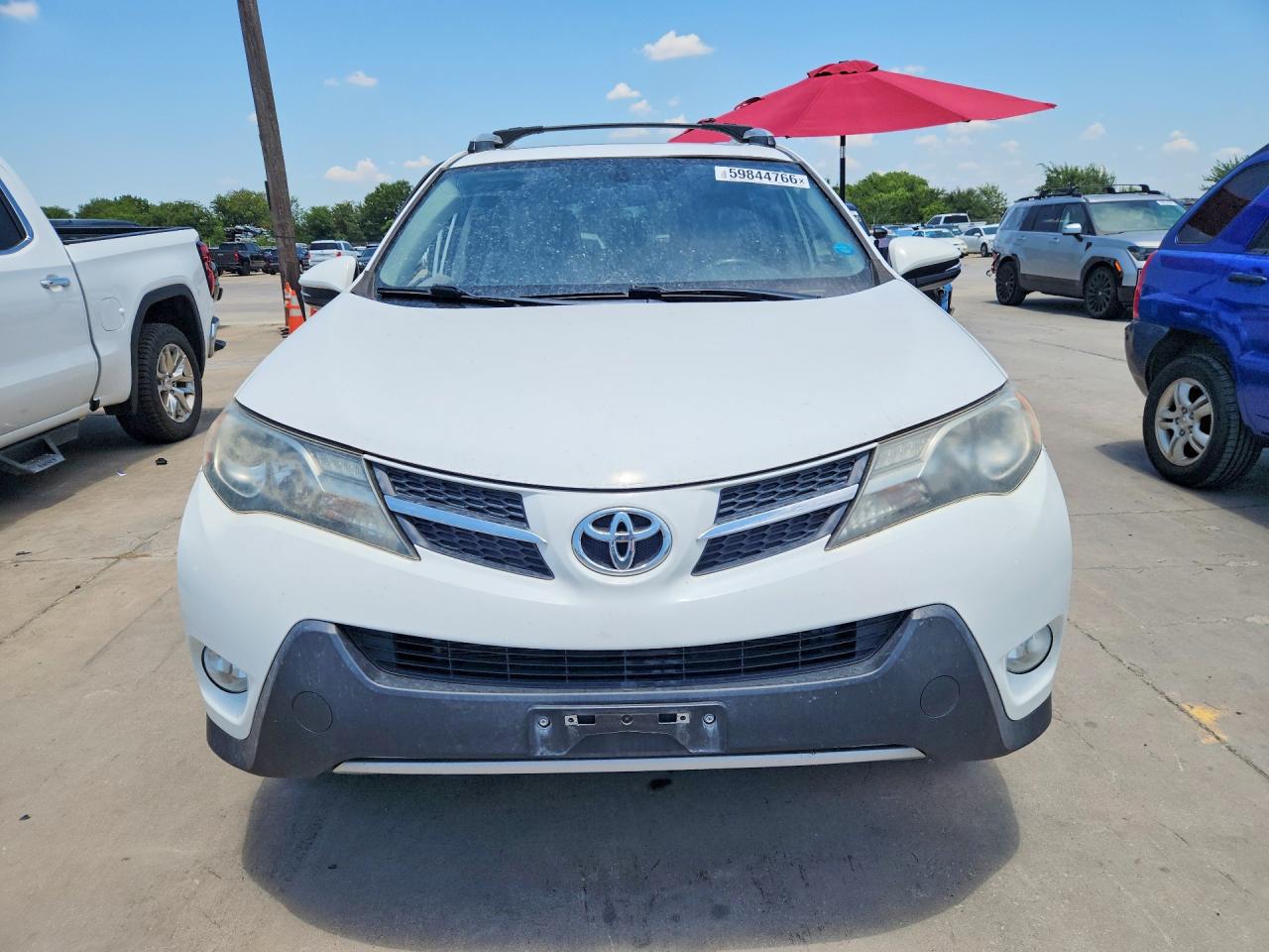 2013 Toyota Rav4 Xle White vin: JTMWFREV5D5008833