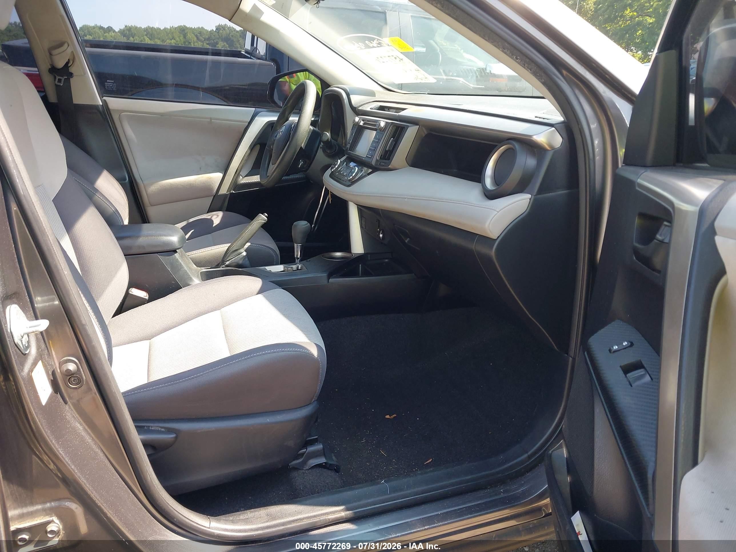 2013 Toyota Rav4 Xle Gray vin: JTMWFREV5D5011750