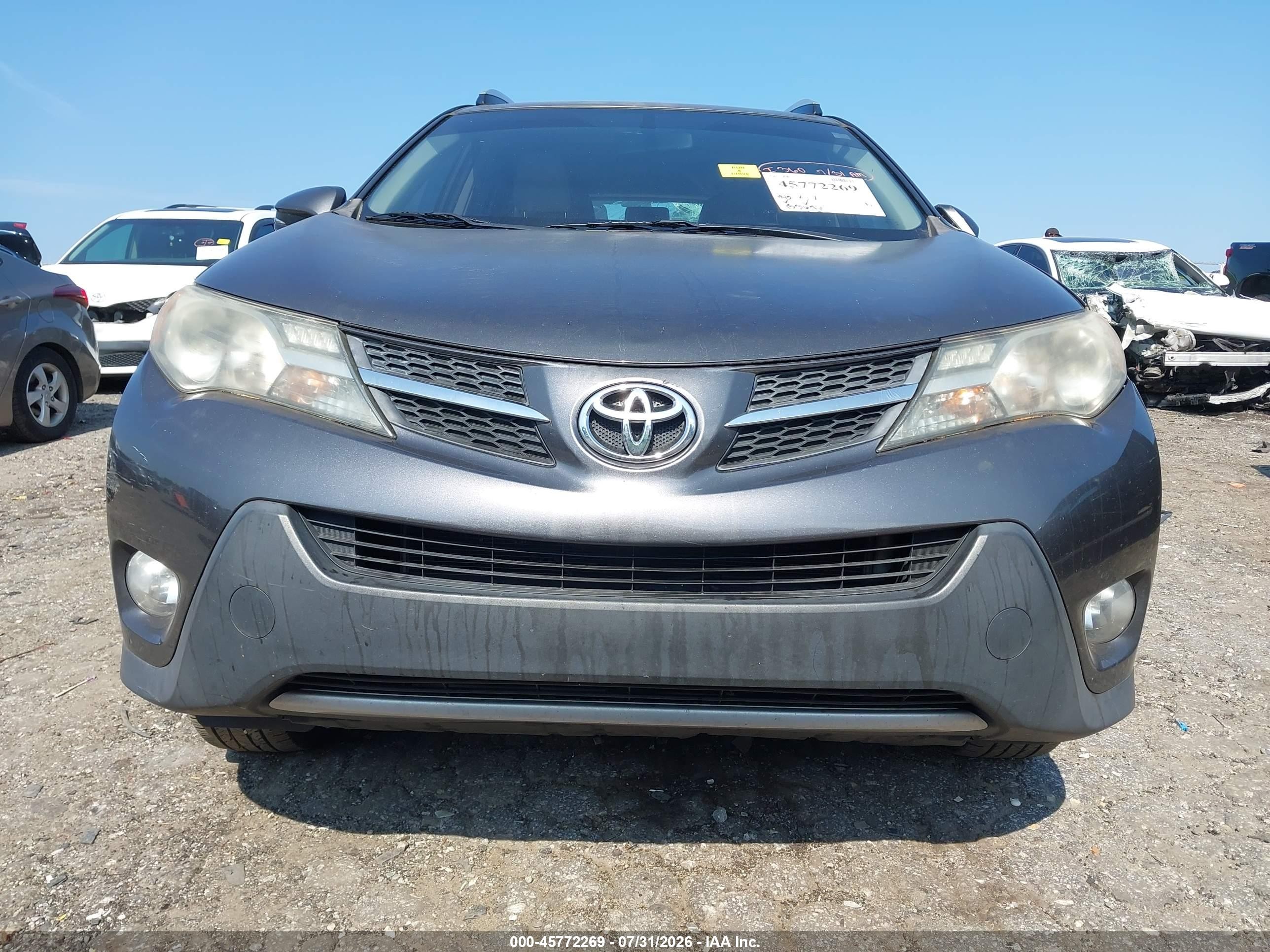 2013 Toyota Rav4 Xle Gray vin: JTMWFREV5D5011750