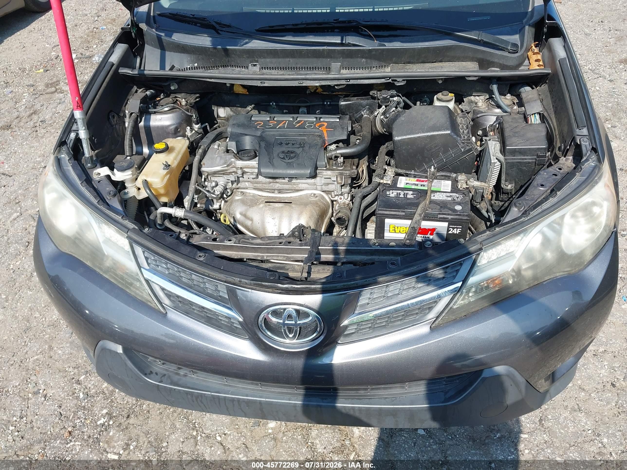 2013 Toyota Rav4 Xle Gray vin: JTMWFREV5D5011750