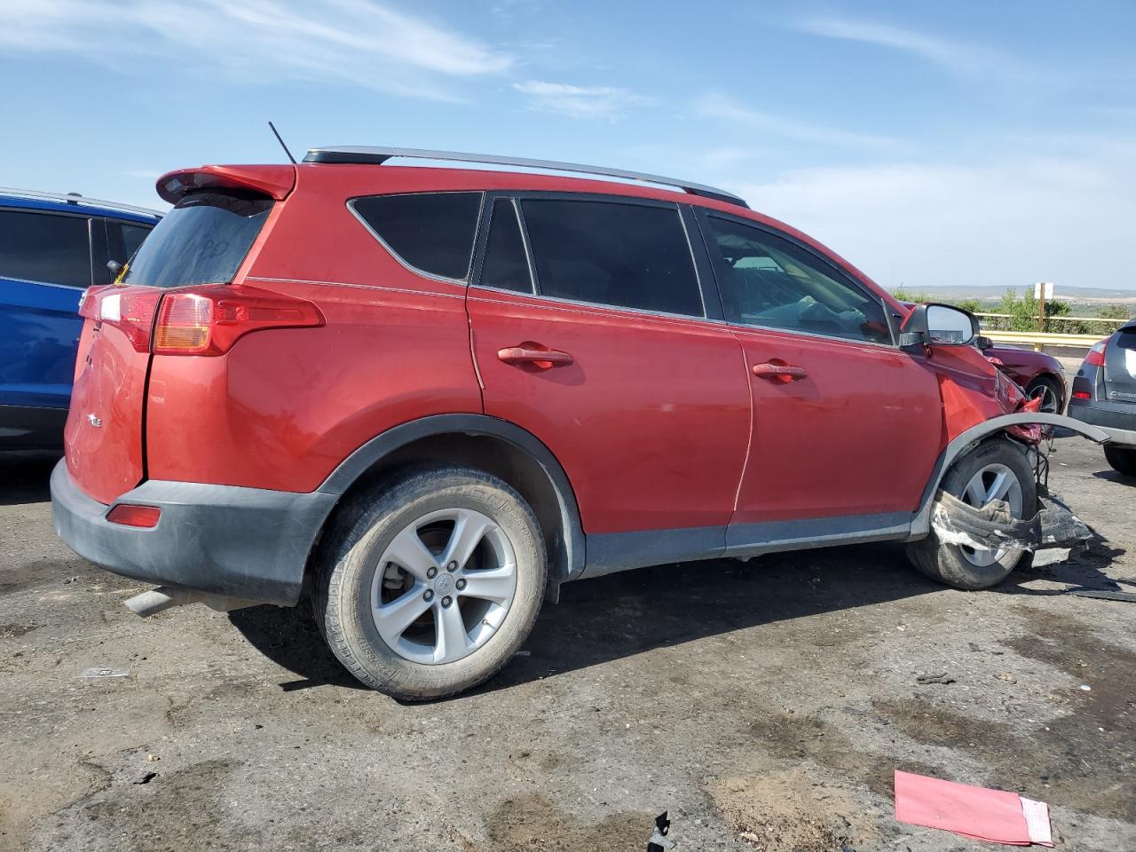 2013 Toyota Rav4 Xle Red vin: JTMWFREV5D5014714