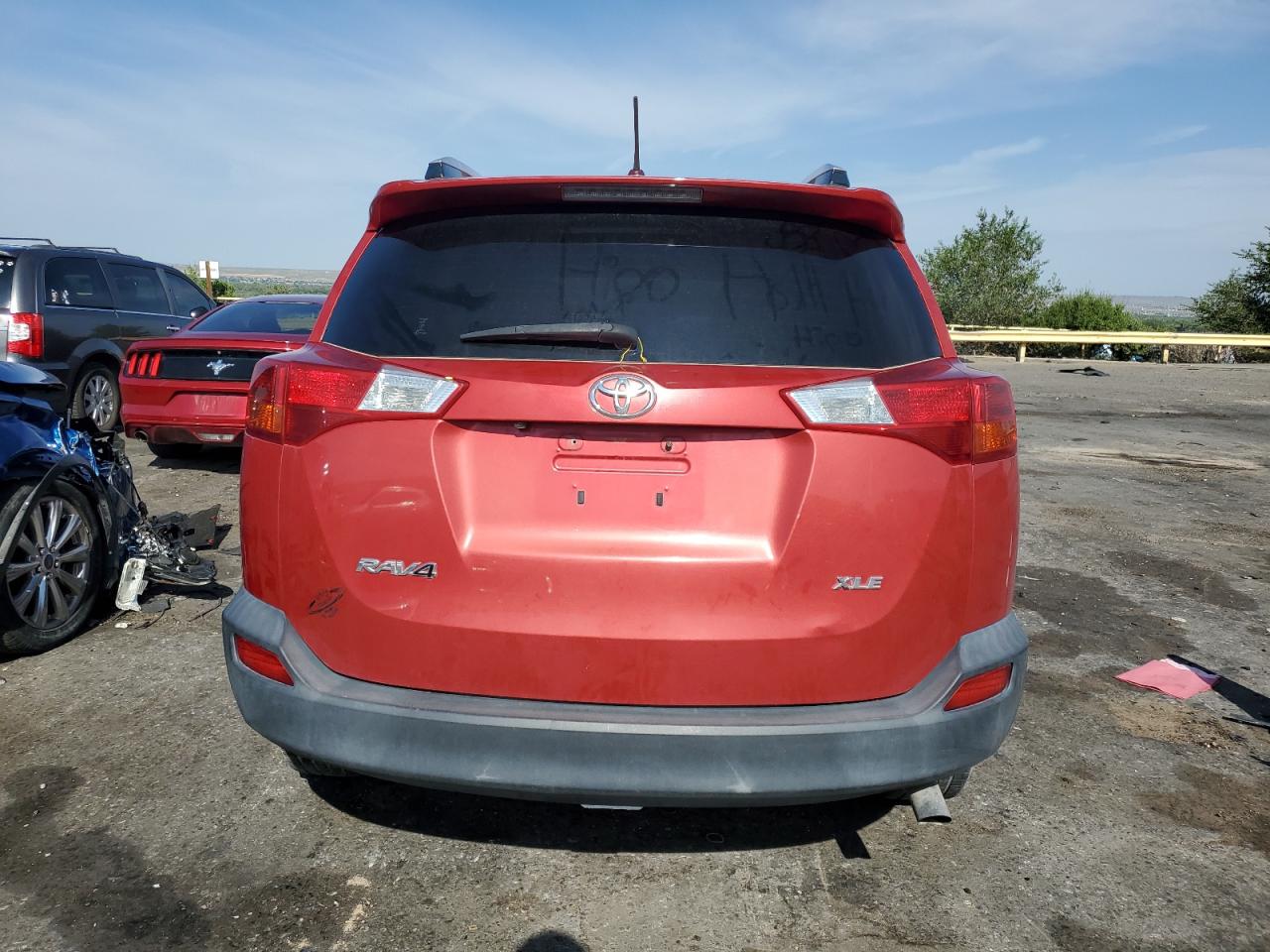 2013 Toyota Rav4 Xle Red vin: JTMWFREV5D5014714
