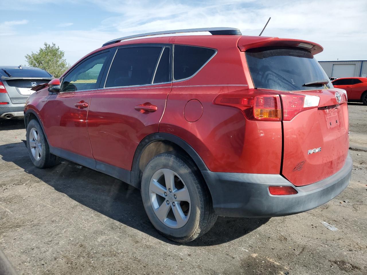 2013 Toyota Rav4 Xle Red vin: JTMWFREV5D5014714
