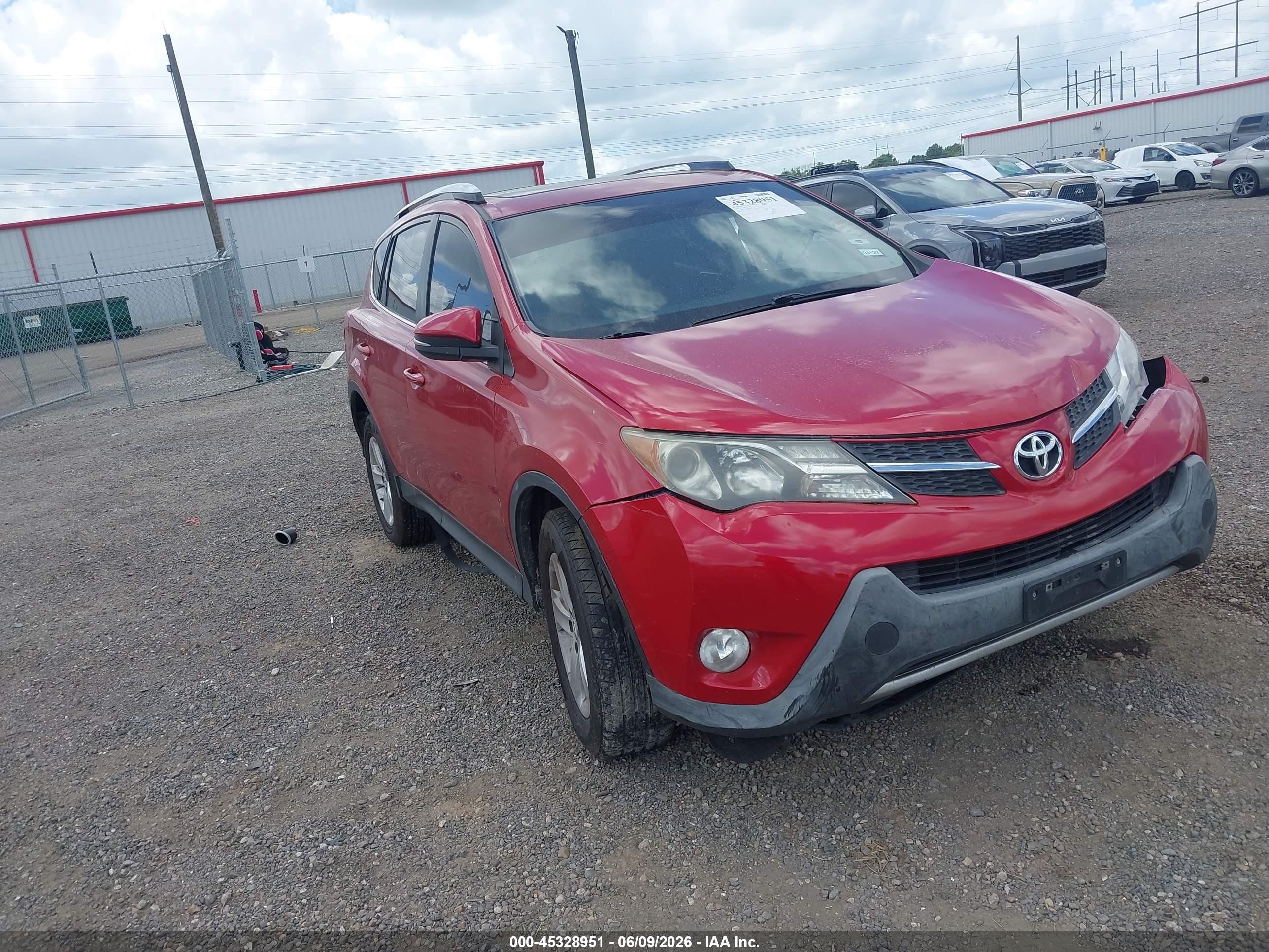 2013 Toyota Rav4 Xle Red vin: JTMWFREV5DD003976