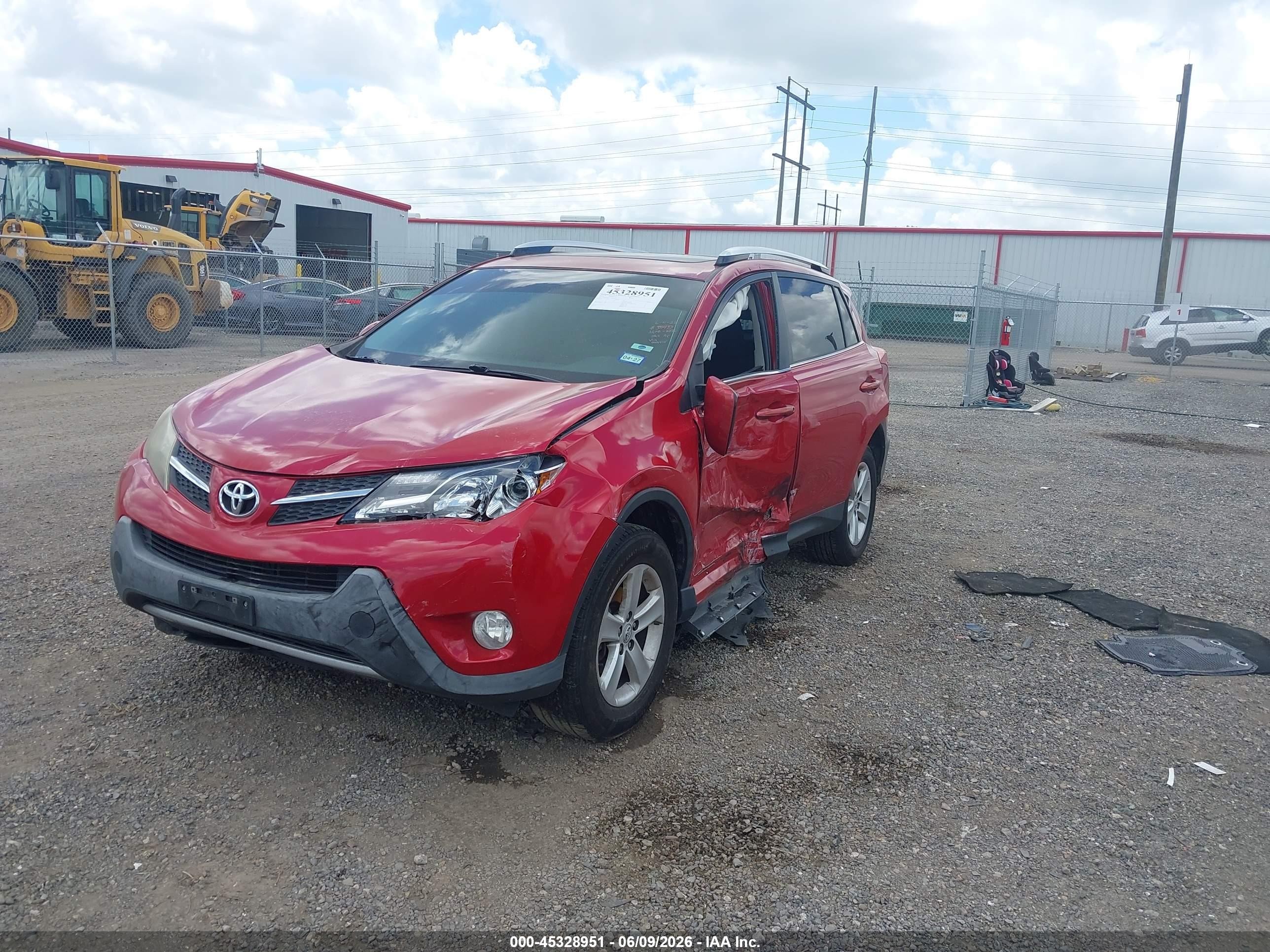 2013 Toyota Rav4 Xle Red vin: JTMWFREV5DD003976