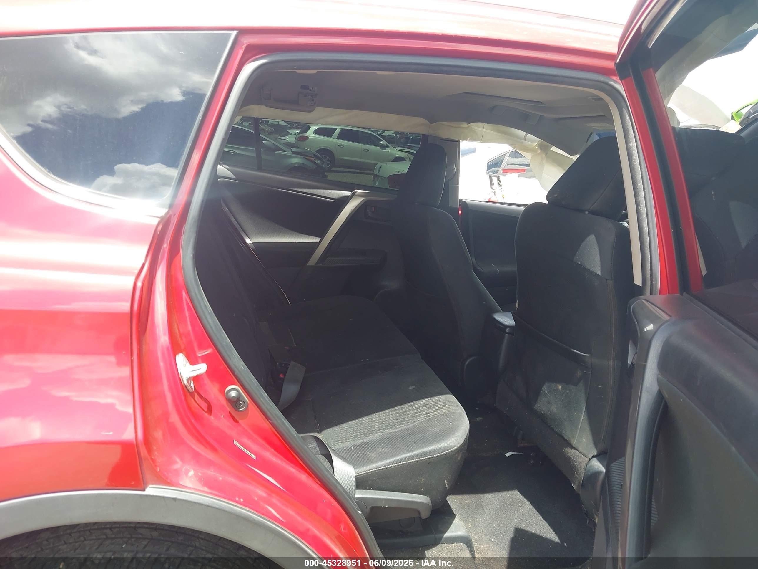 2013 Toyota Rav4 Xle Red vin: JTMWFREV5DD003976