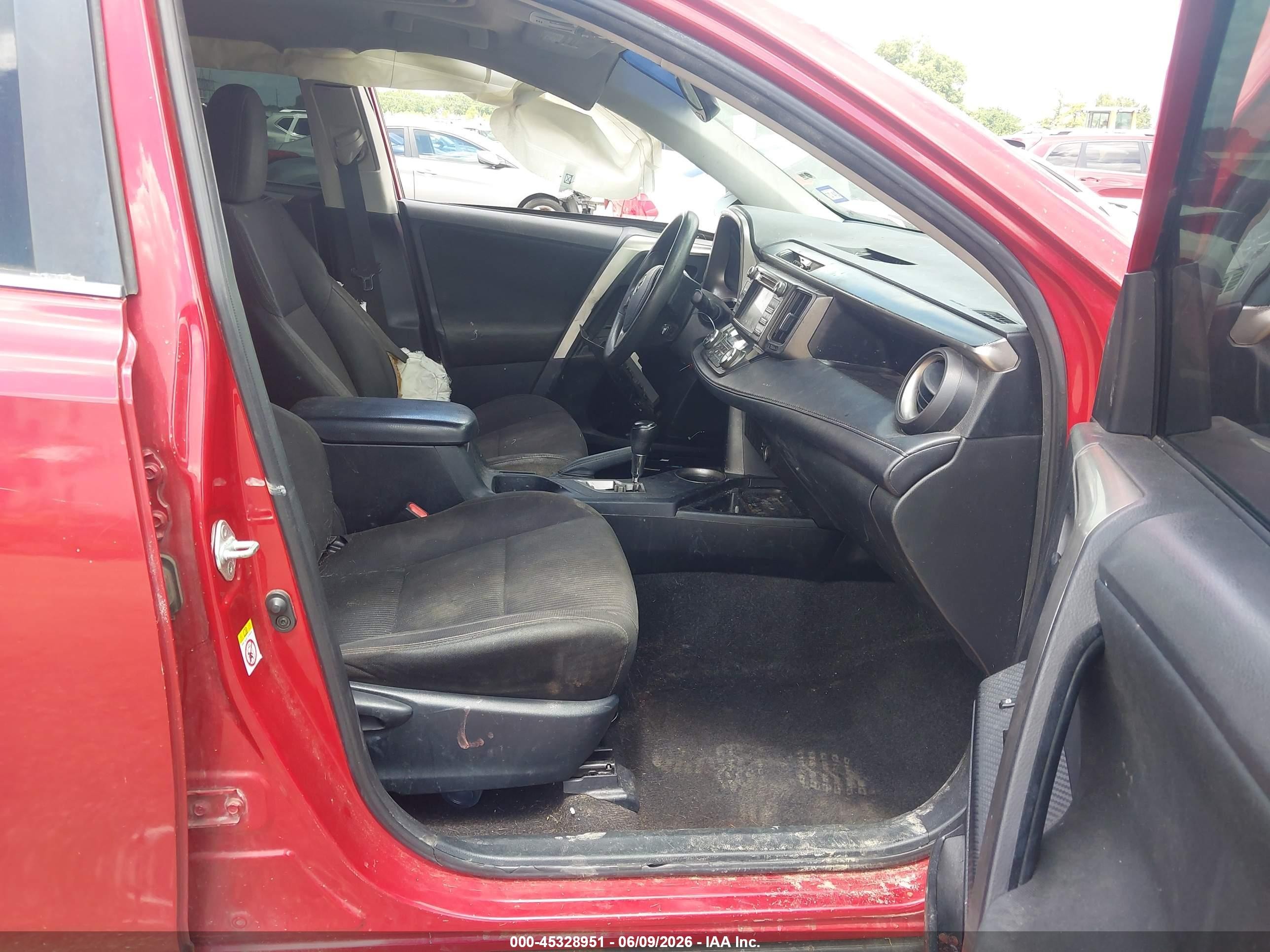 2013 Toyota Rav4 Xle Red vin: JTMWFREV5DD003976