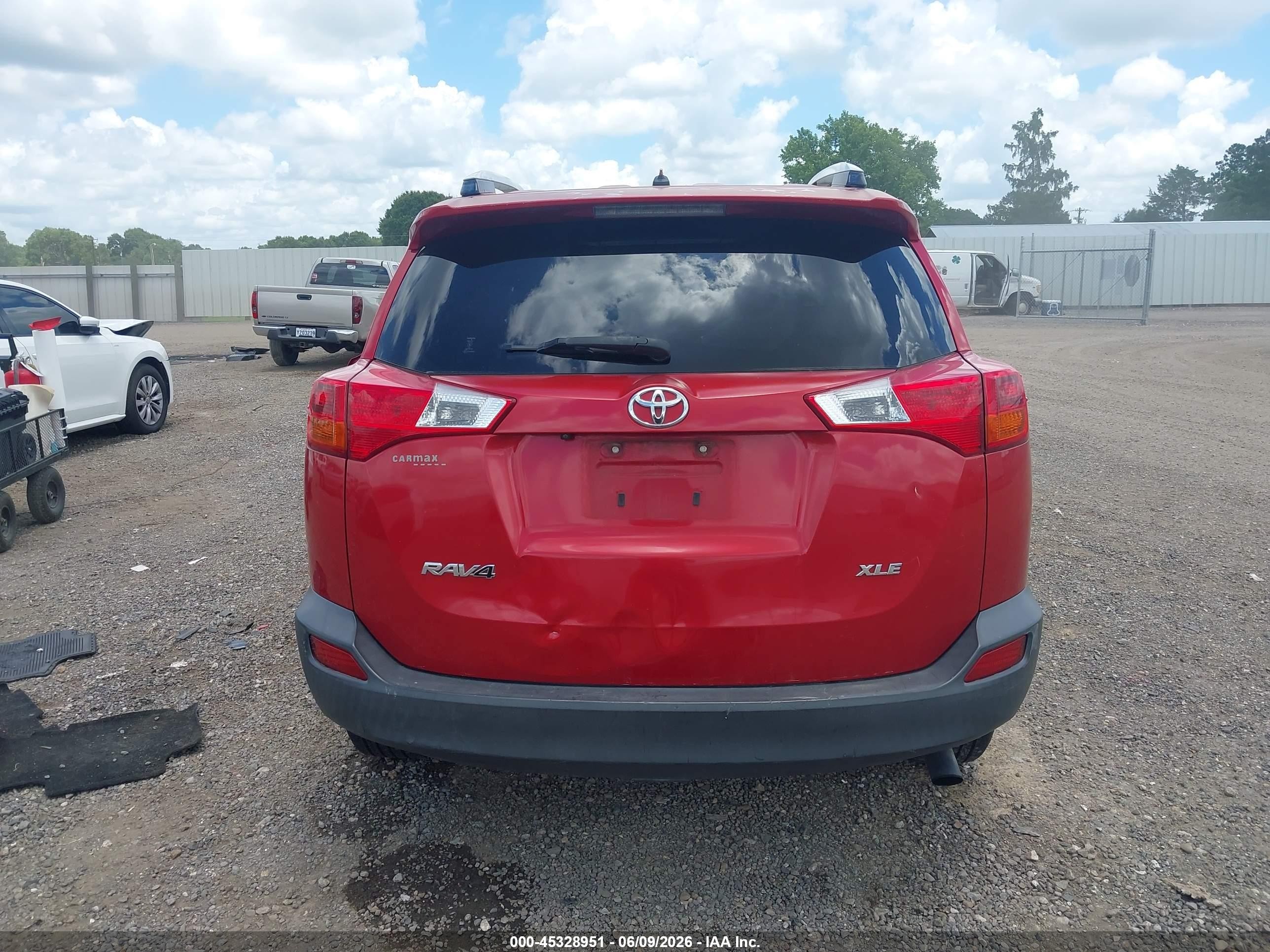 2013 Toyota Rav4 Xle Red vin: JTMWFREV5DD003976