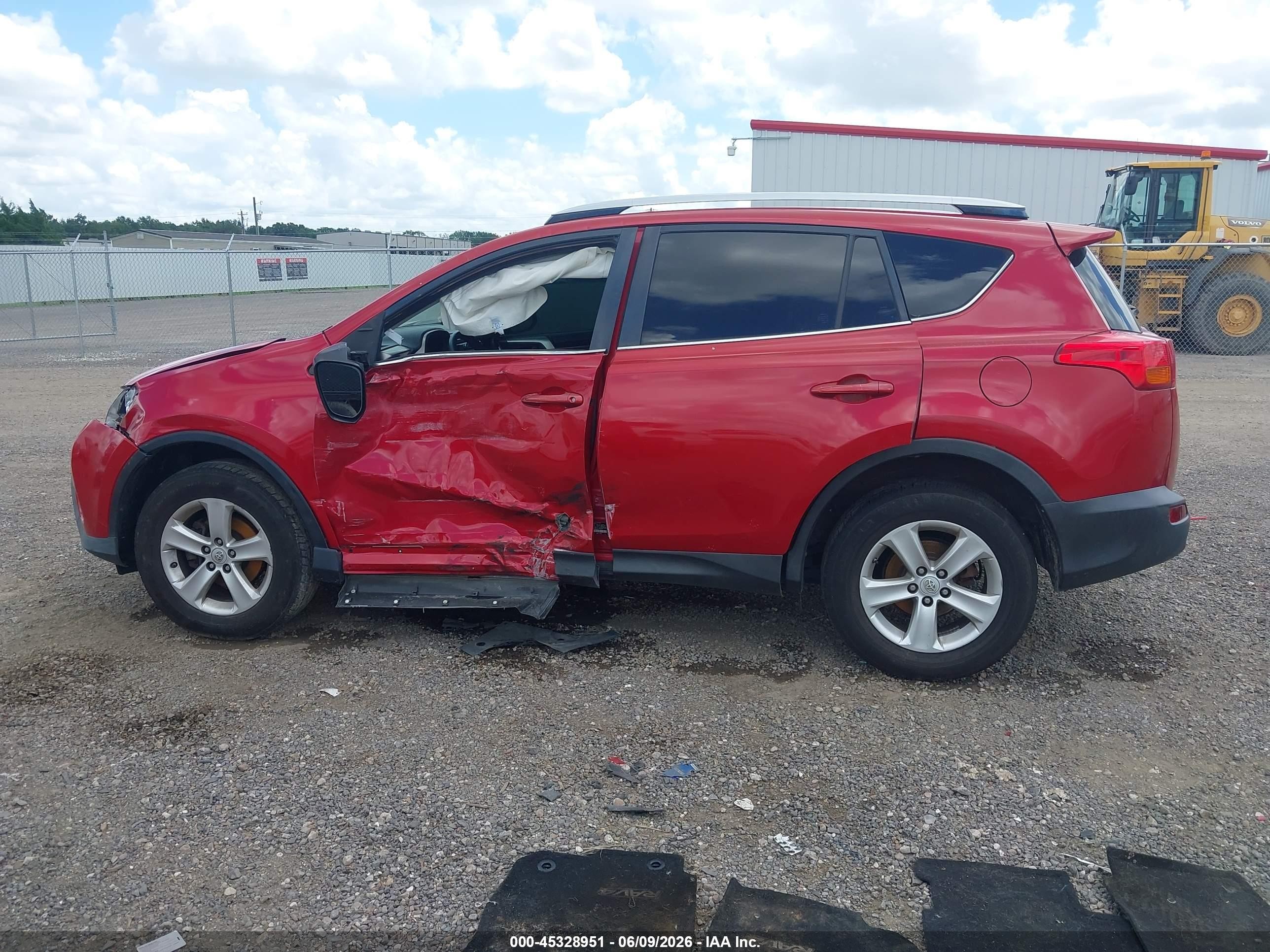 2013 Toyota Rav4 Xle Red vin: JTMWFREV5DD003976