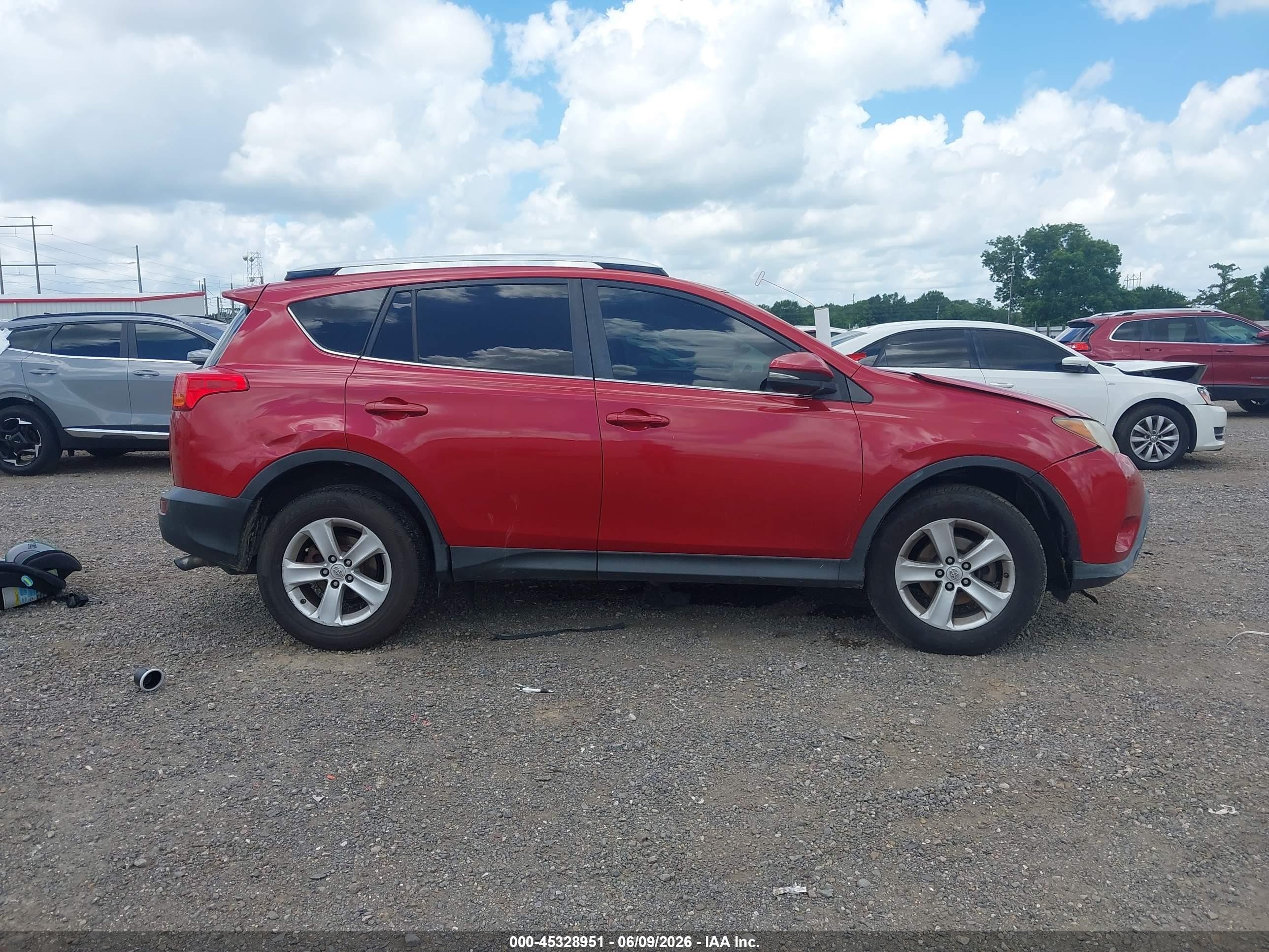 2013 Toyota Rav4 Xle Red vin: JTMWFREV5DD003976