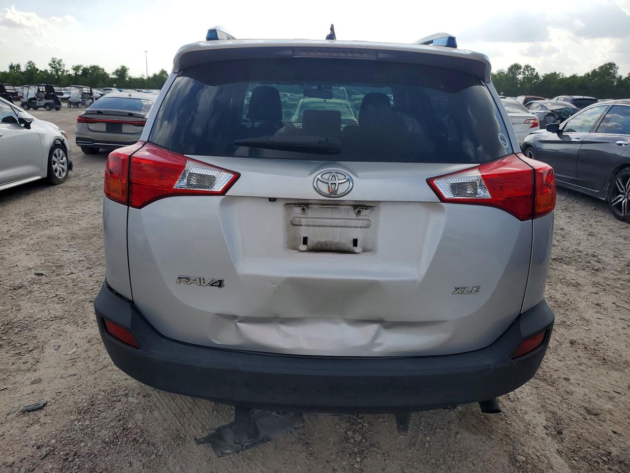 2013 Toyota Rav4 Xle Silver vin: JTMWFREV5DD009406