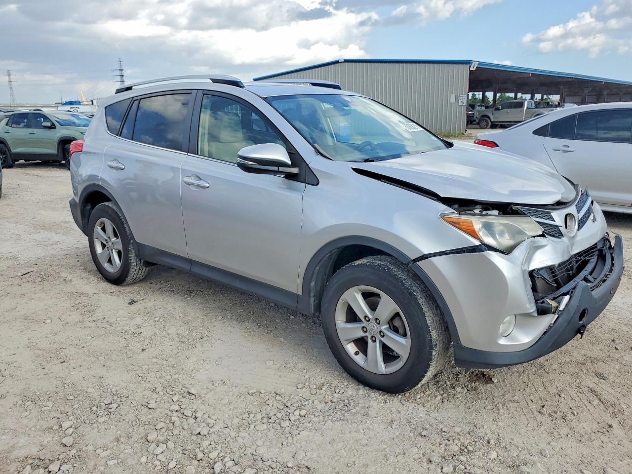 2013 Toyota Rav4 Xle Silver vin: JTMWFREV5DD009406
