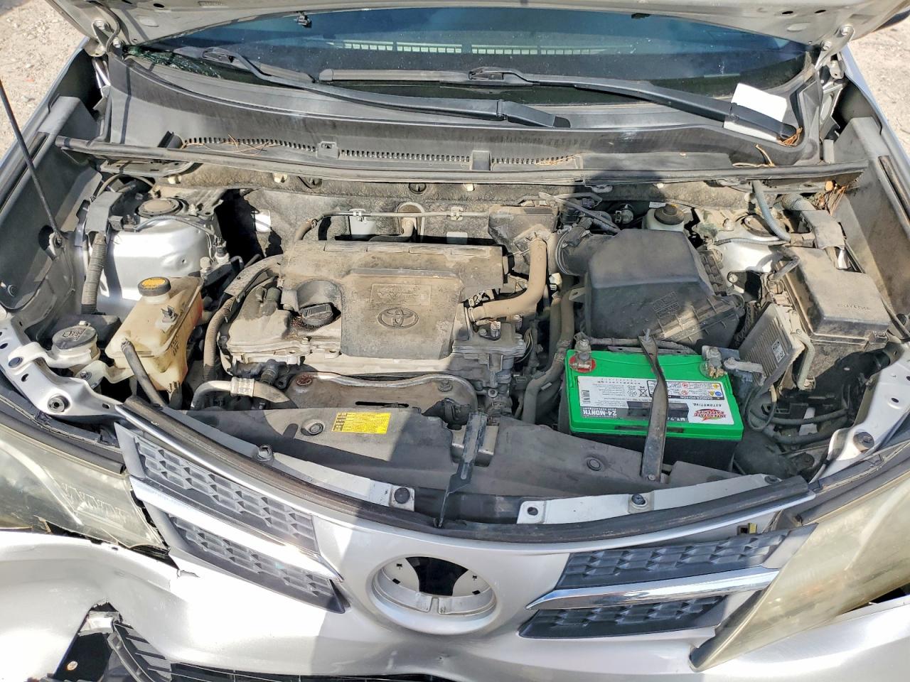 2013 Toyota Rav4 Xle Silver vin: JTMWFREV5DD009406