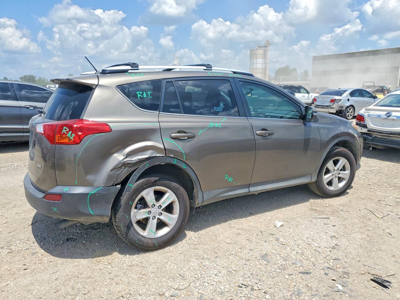2014 Toyota Rav4 Xle Gray vin: JTMWFREV5ED035229