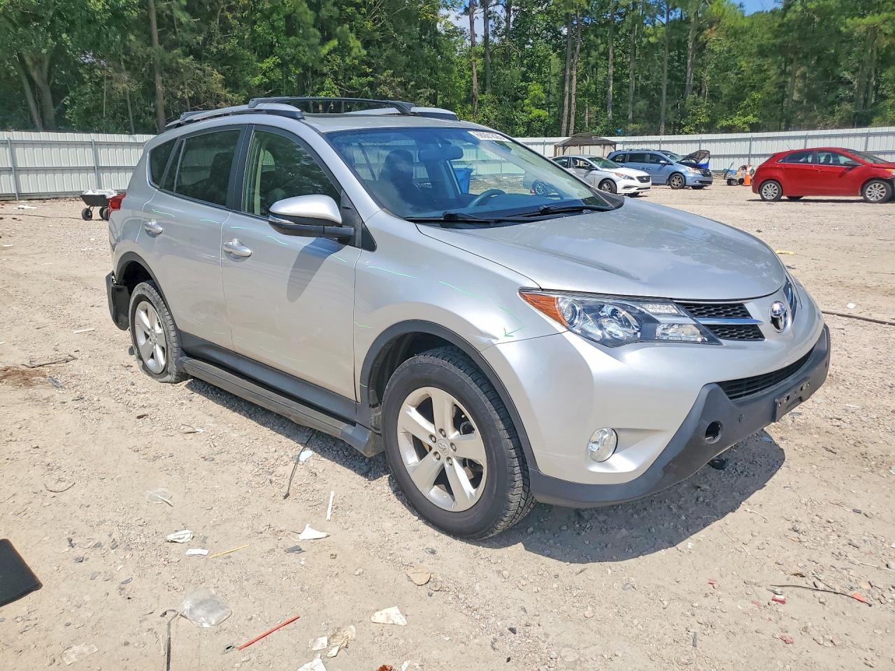 2014 Toyota Rav4 Xle Silver vin: JTMWFREV5EJ022787