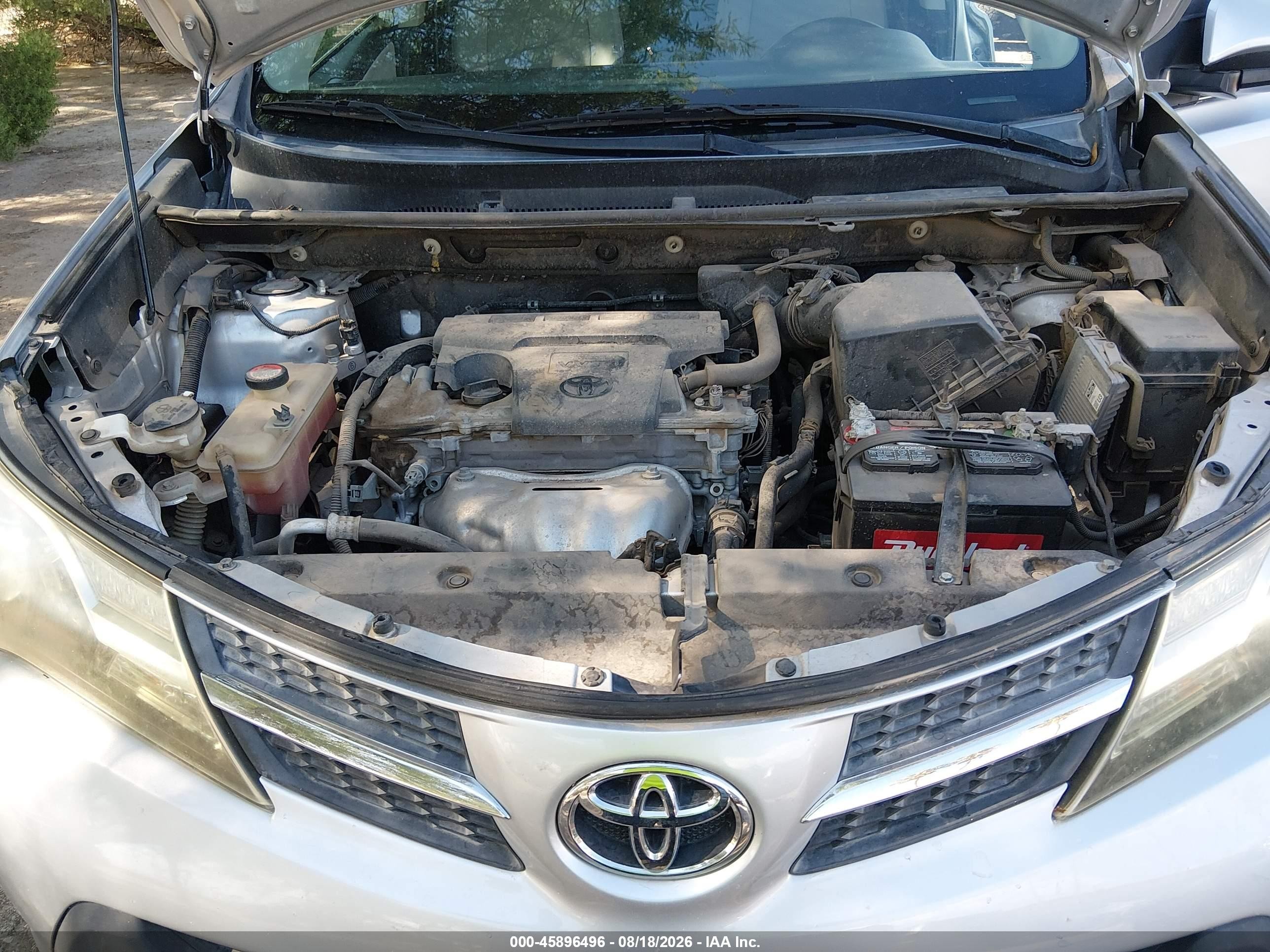 2015 Toyota Rav4 Xle Silver vin: JTMWFREV5FD066160