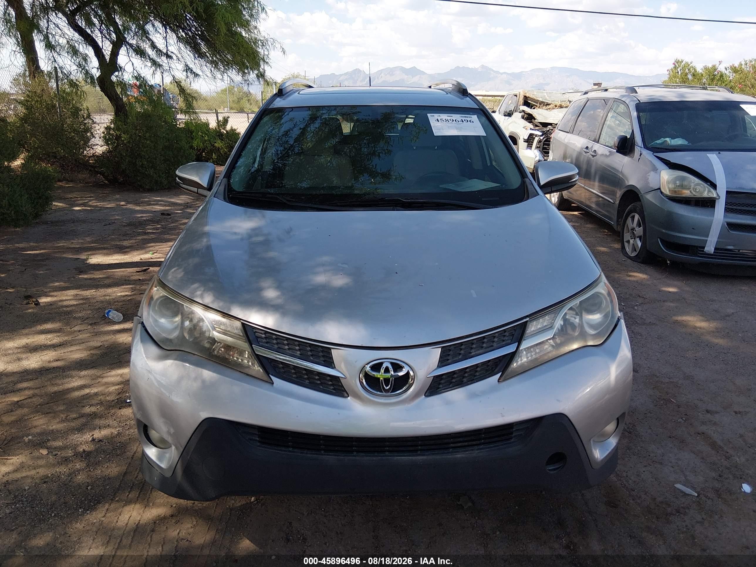 2015 Toyota Rav4 Xle Silver vin: JTMWFREV5FD066160