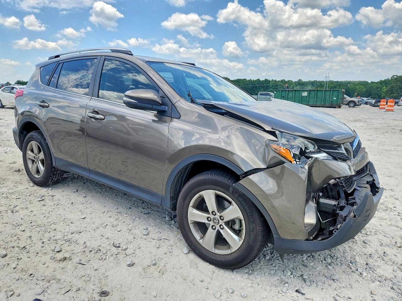 2015 Toyota Rav4 Xle Brown vin: JTMWFREV5FD073710