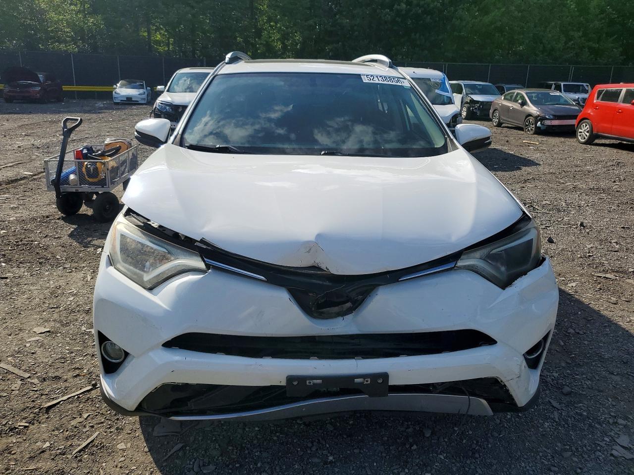 2016 Toyota Rav4 Xle White vin: JTMWFREV5GJ071751