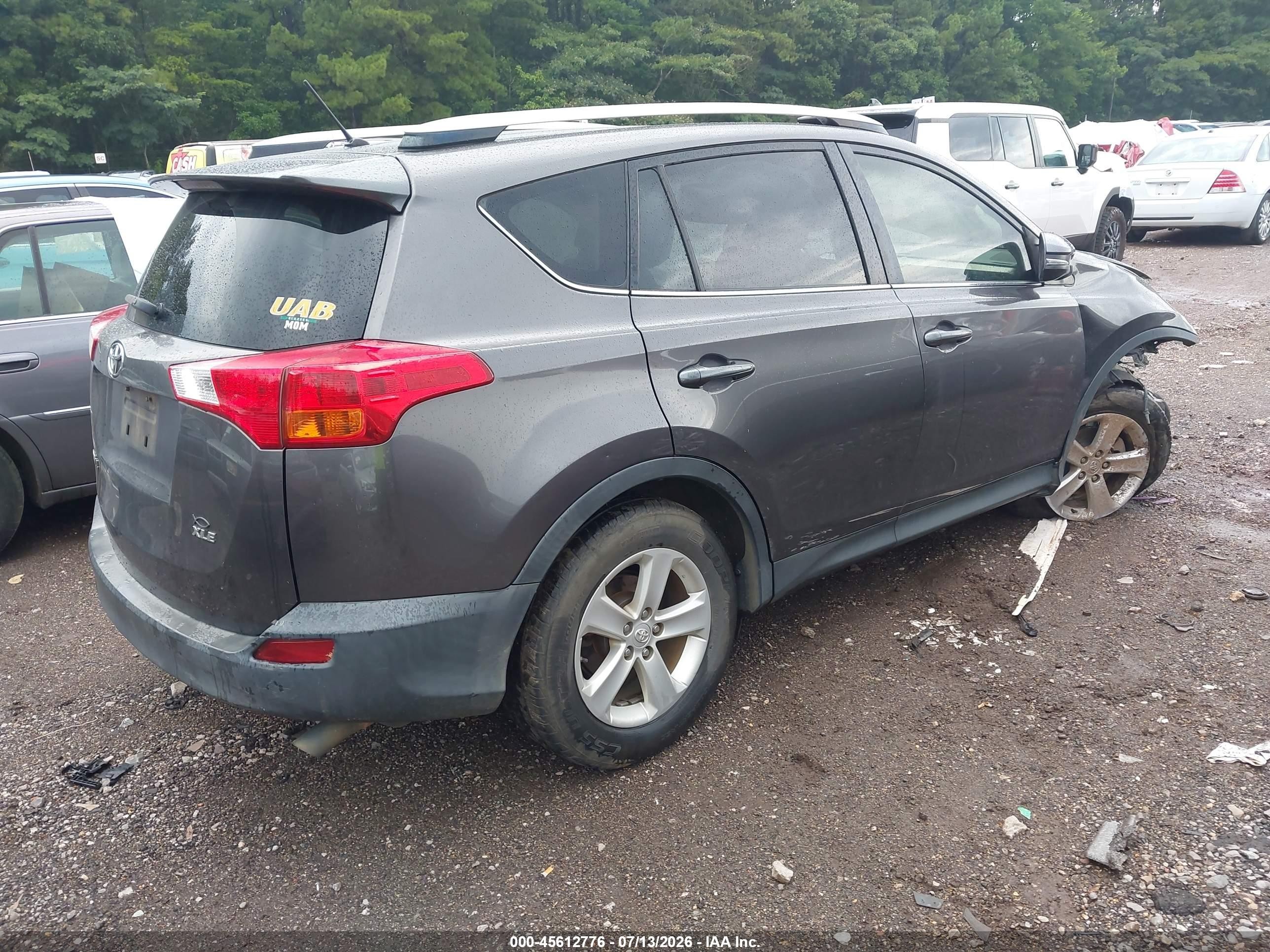 2013 Toyota Rav4 Xle Черный vin: JTMWFREV6D5014818