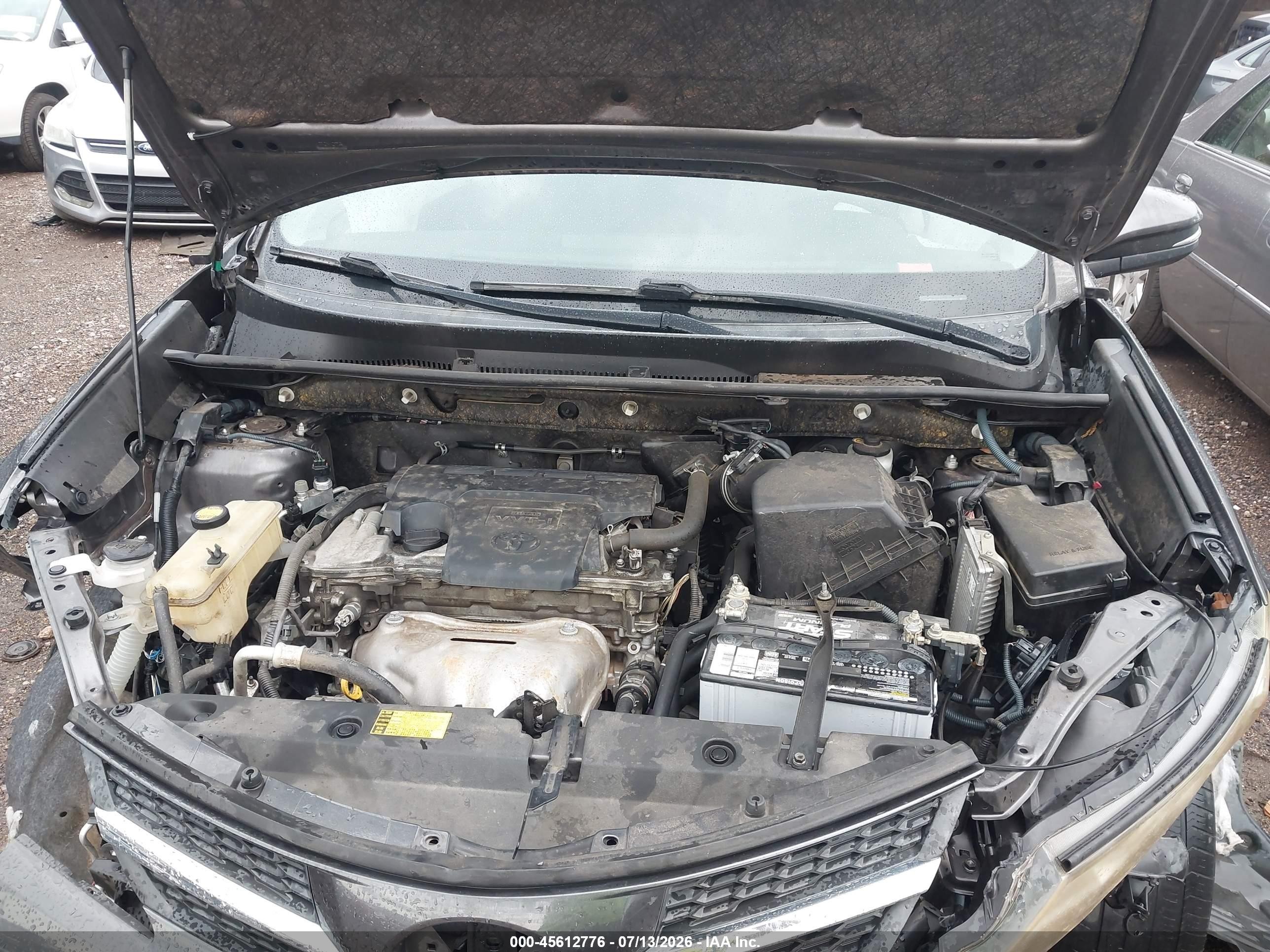 2013 Toyota Rav4 Xle Черный vin: JTMWFREV6D5014818