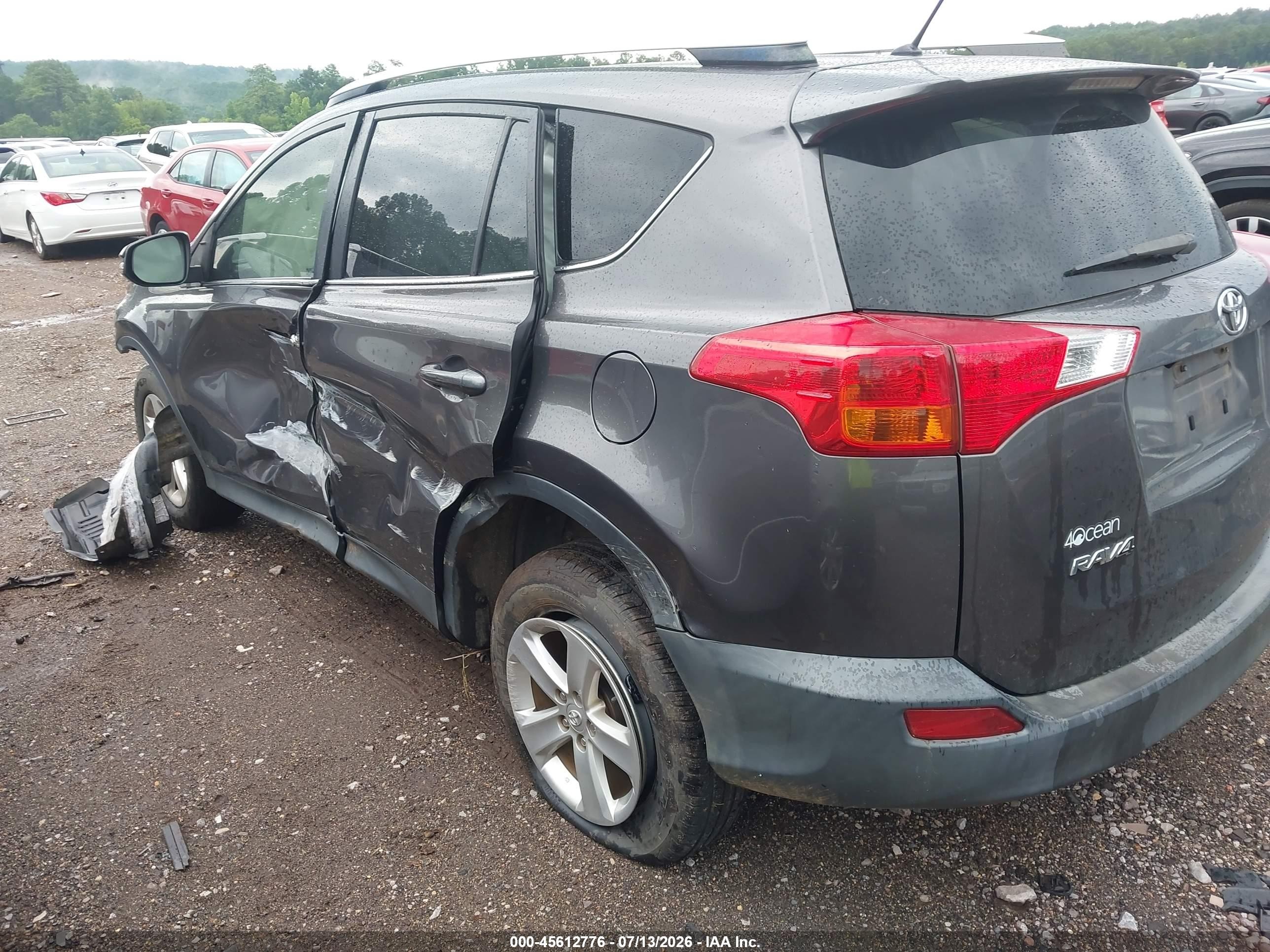 2013 Toyota Rav4 Xle Черный vin: JTMWFREV6D5014818