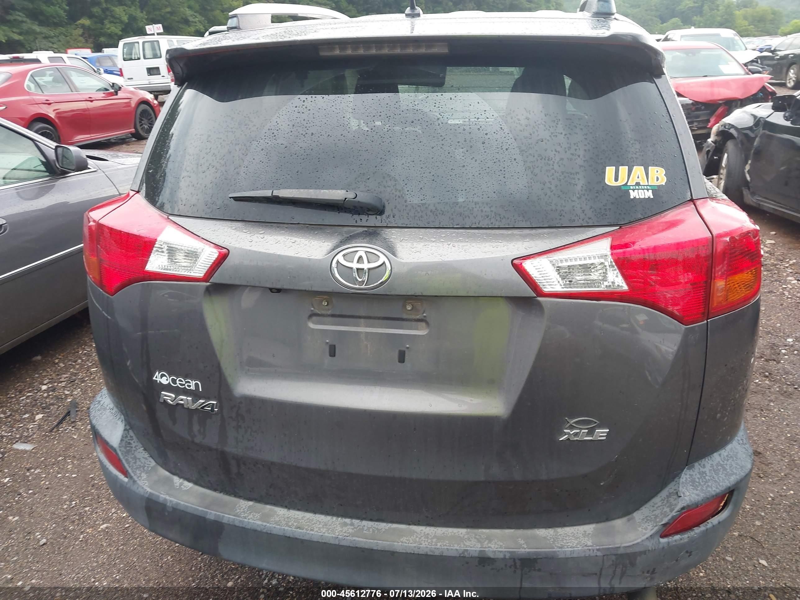 2013 Toyota Rav4 Xle Черный vin: JTMWFREV6D5014818