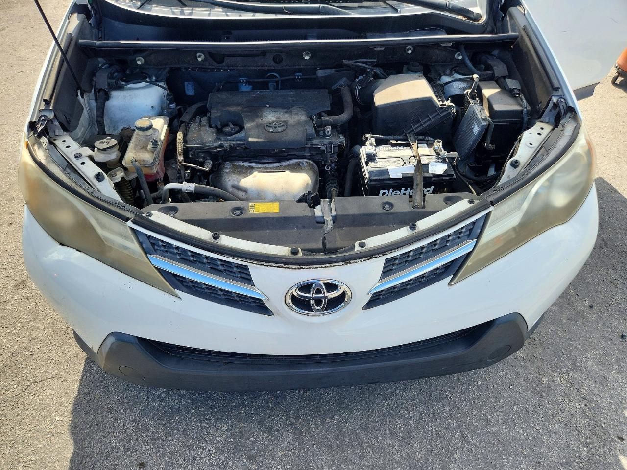 2013 Toyota Rav4 Xle White vin: JTMWFREV6DD006904
