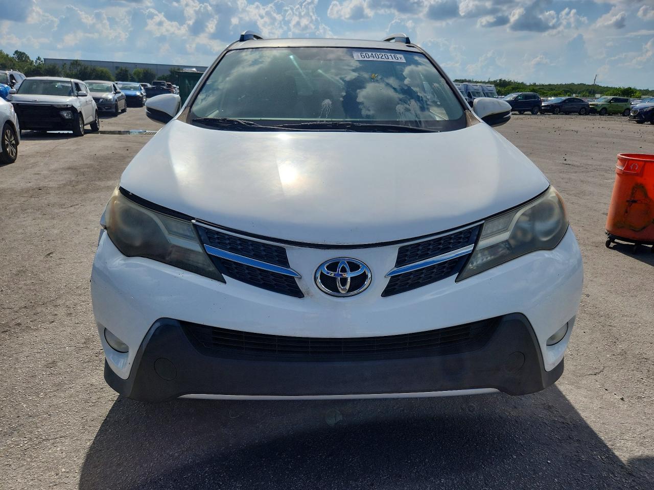 2013 Toyota Rav4 Xle White vin: JTMWFREV6DD006904