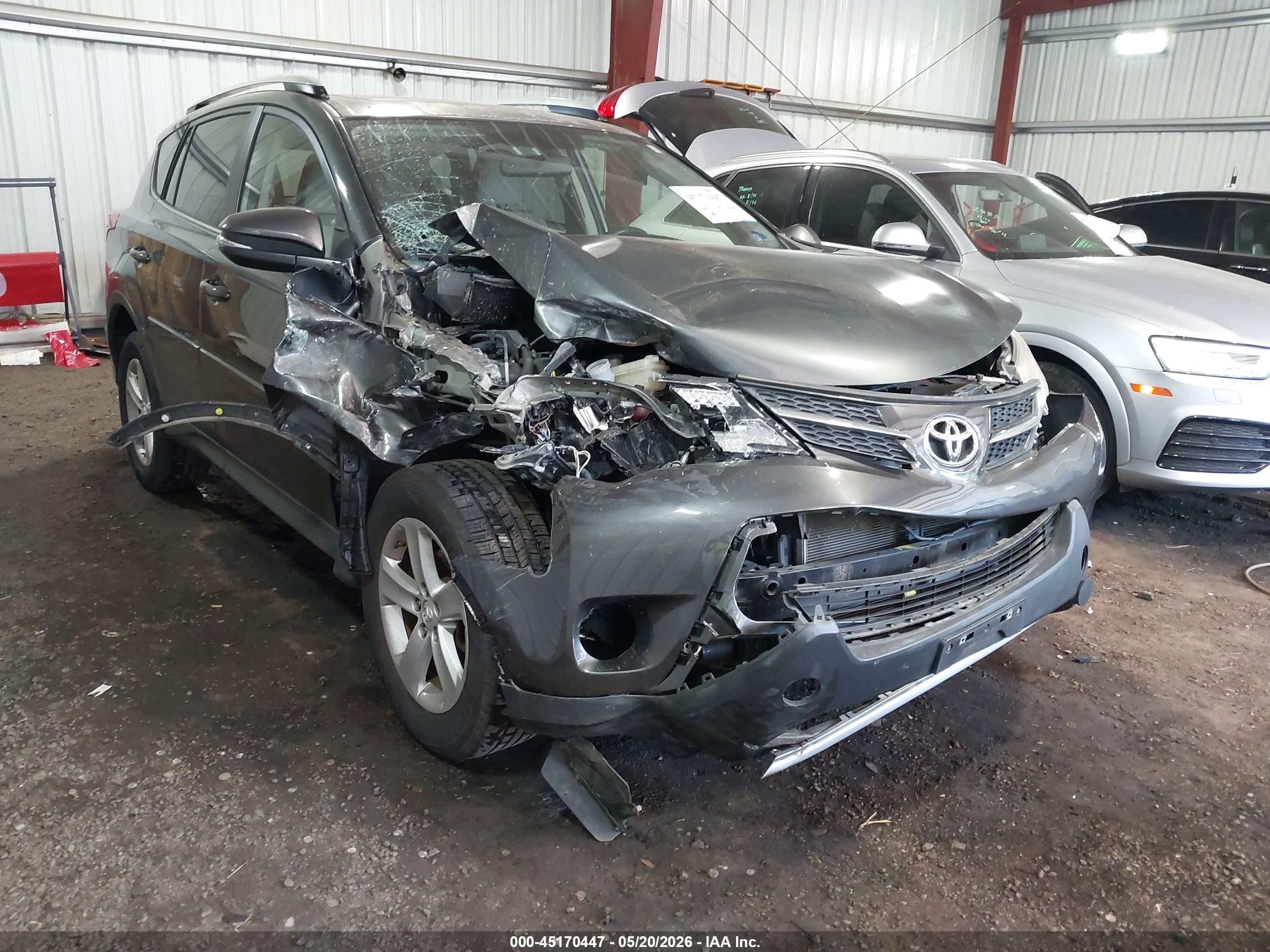 2014 Toyota Rav4 Xle Blue vin: JTMWFREV6ED032713