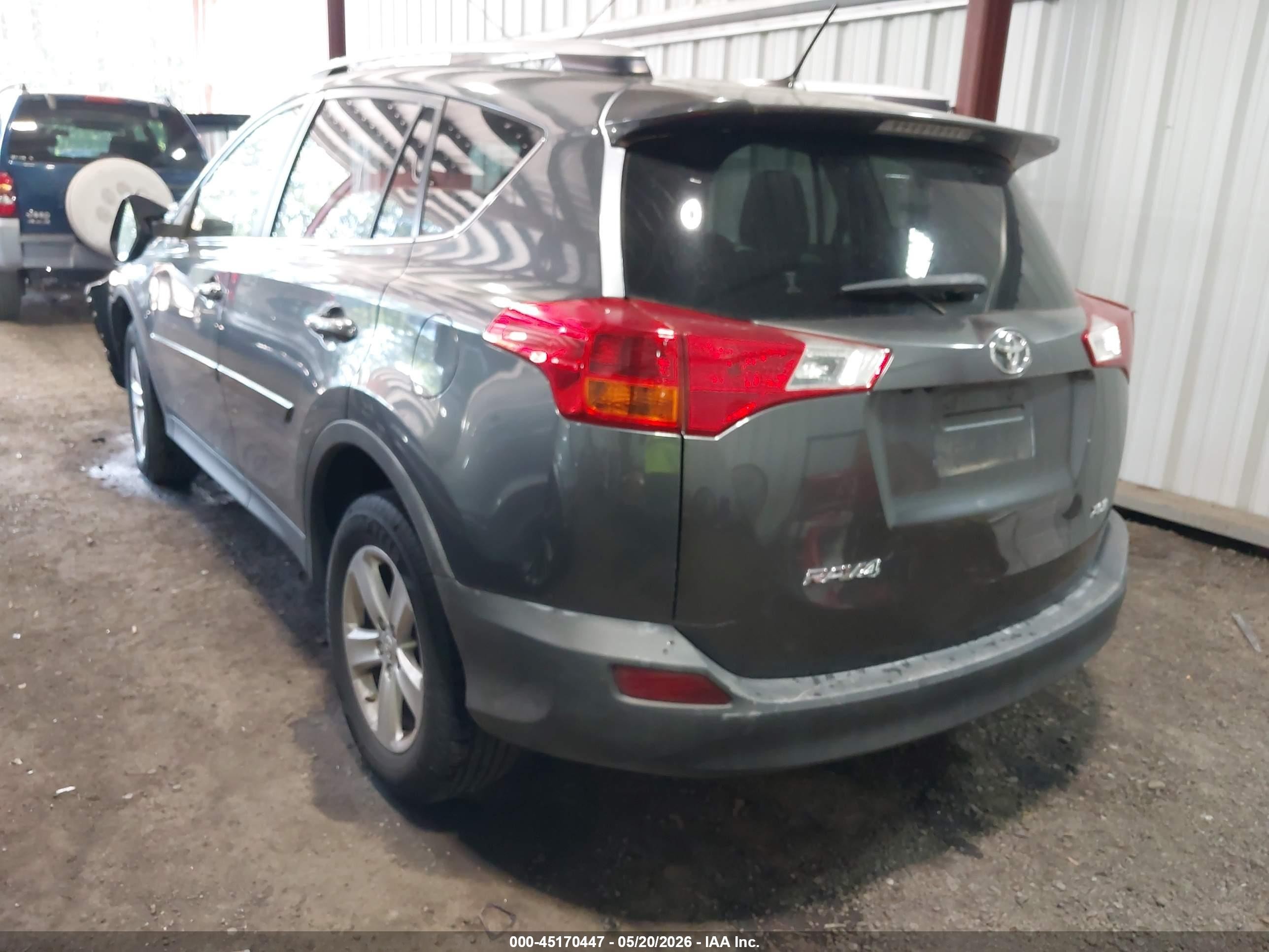 2014 Toyota Rav4 Xle Blue vin: JTMWFREV6ED032713