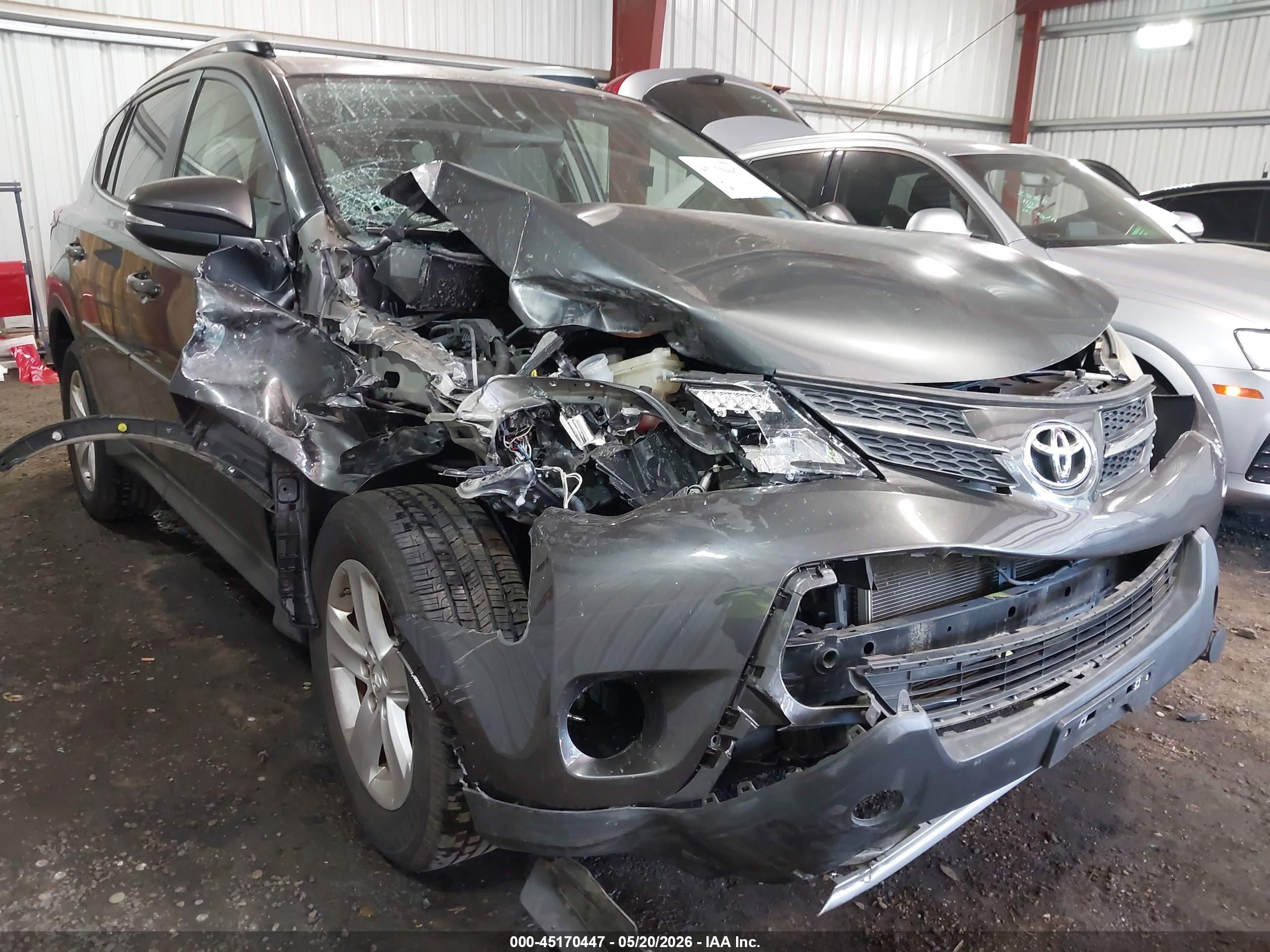 2014 Toyota Rav4 Xle Blue vin: JTMWFREV6ED032713