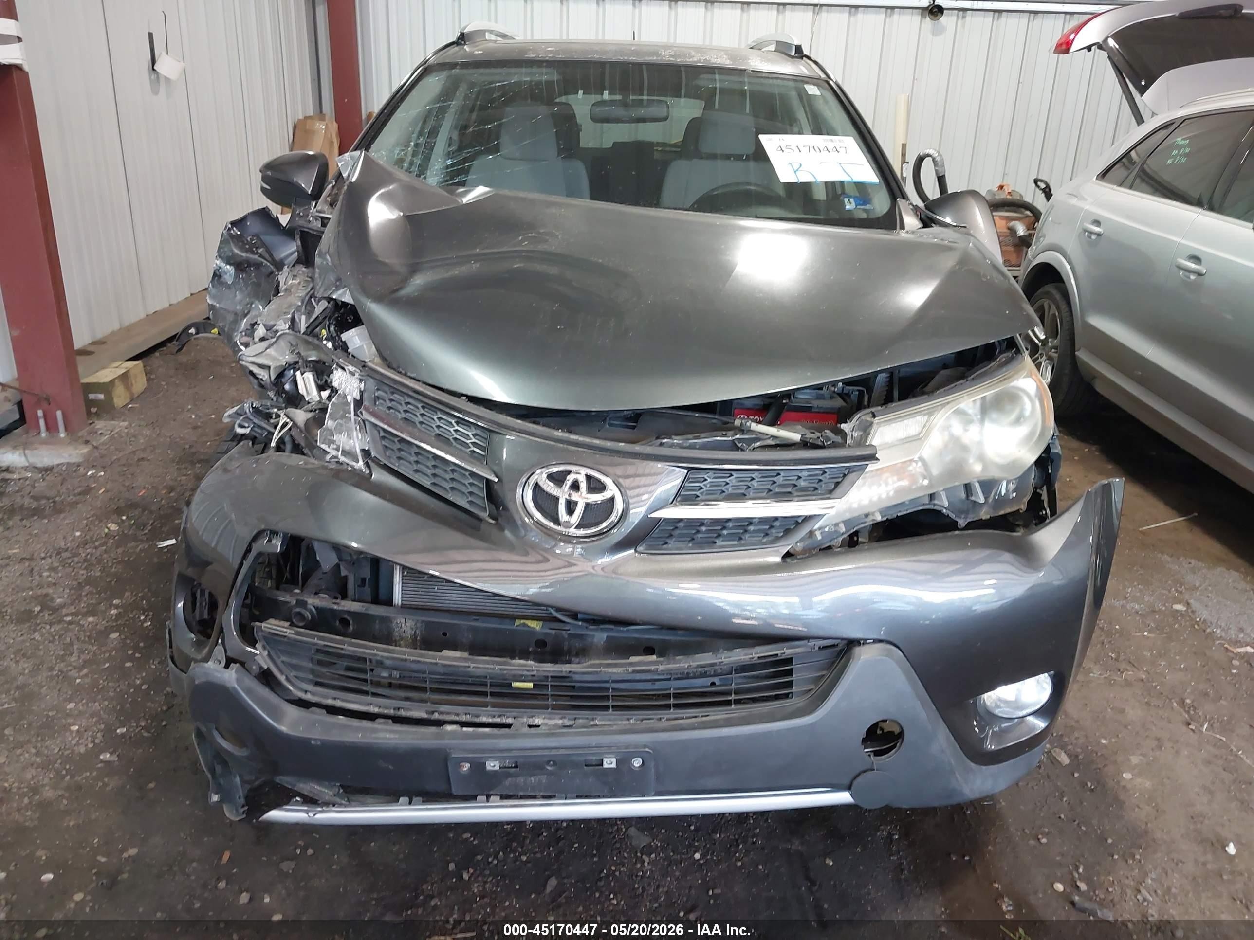 2014 Toyota Rav4 Xle Blue vin: JTMWFREV6ED032713
