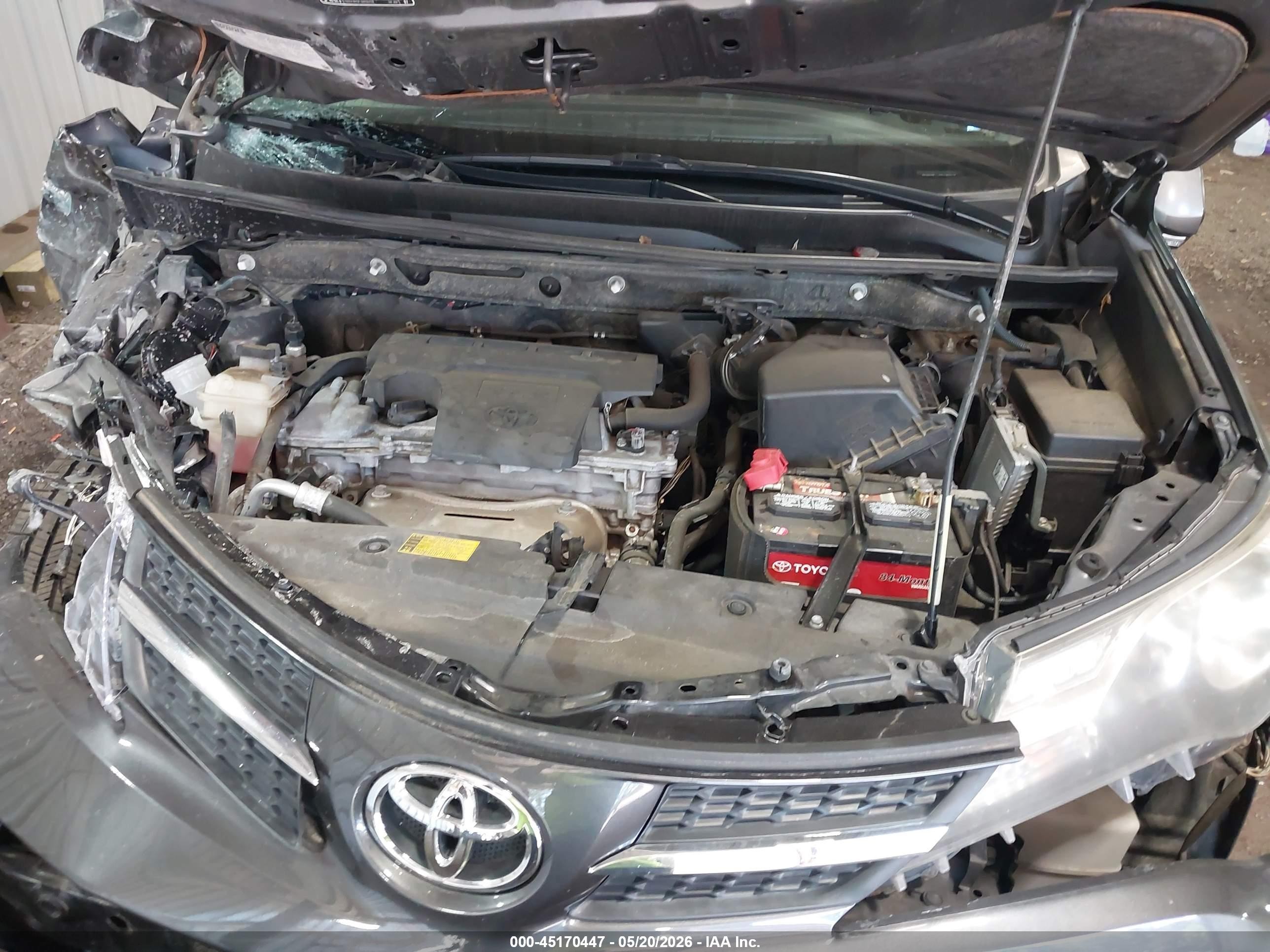 2014 Toyota Rav4 Xle Blue vin: JTMWFREV6ED032713