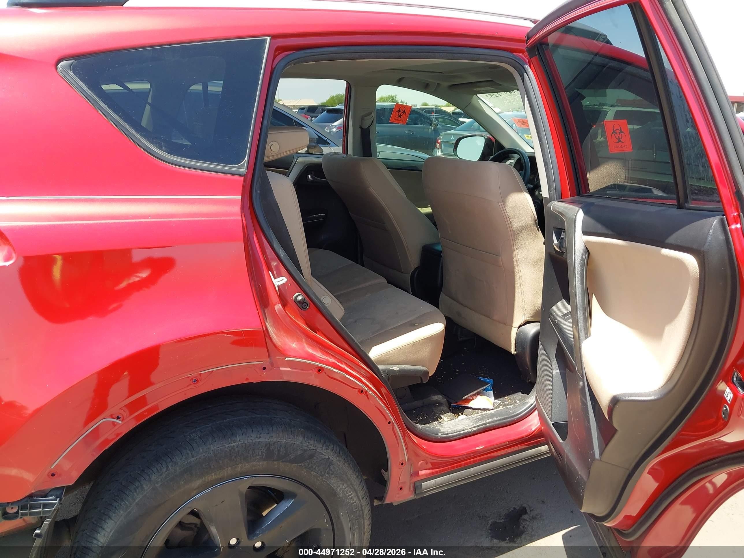 2014 Toyota Rav4 Xle Red vin: JTMWFREV6EJ000765