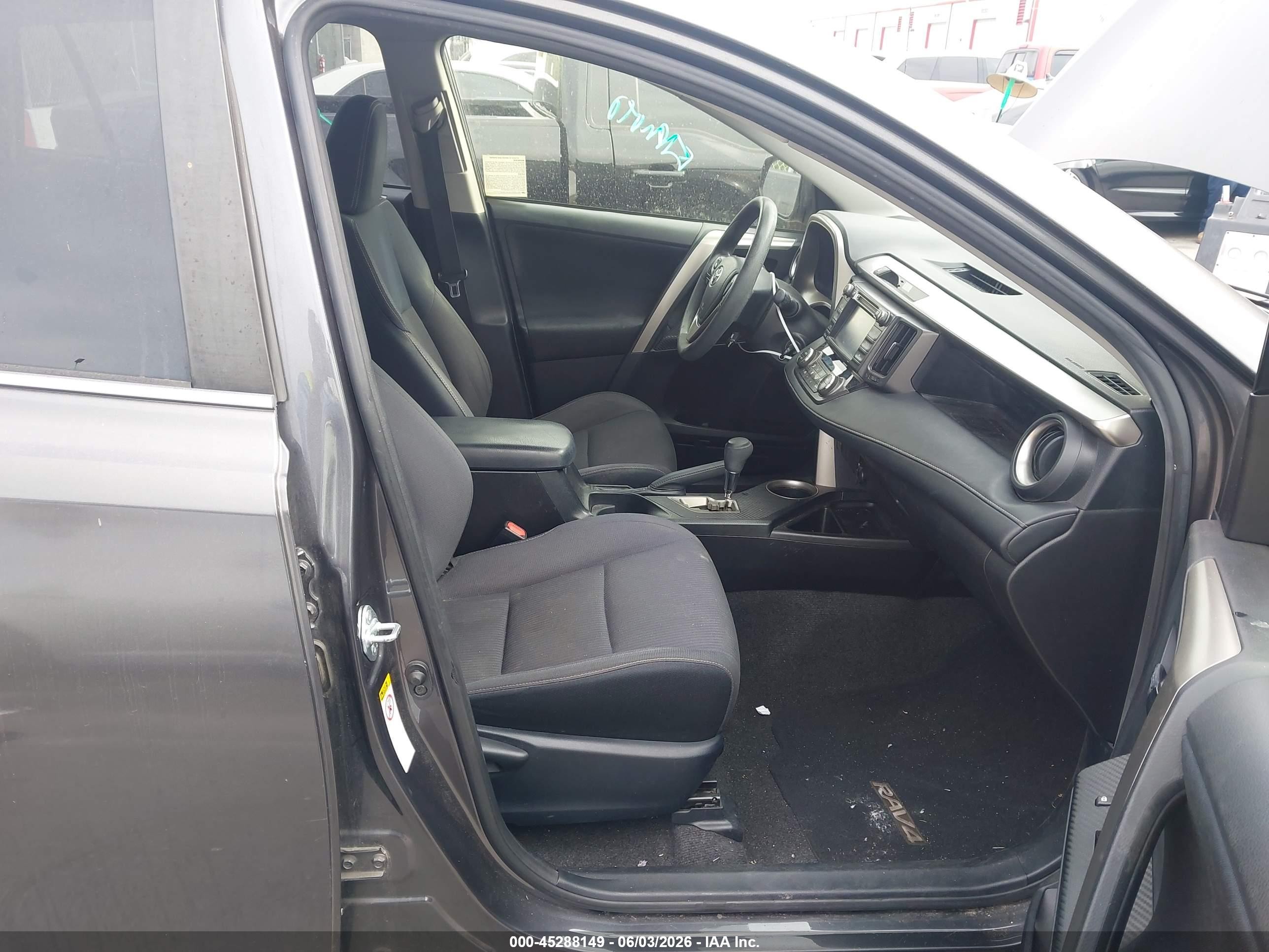2015 Toyota Rav4 Xle Gray vin: JTMWFREV6FJ040989