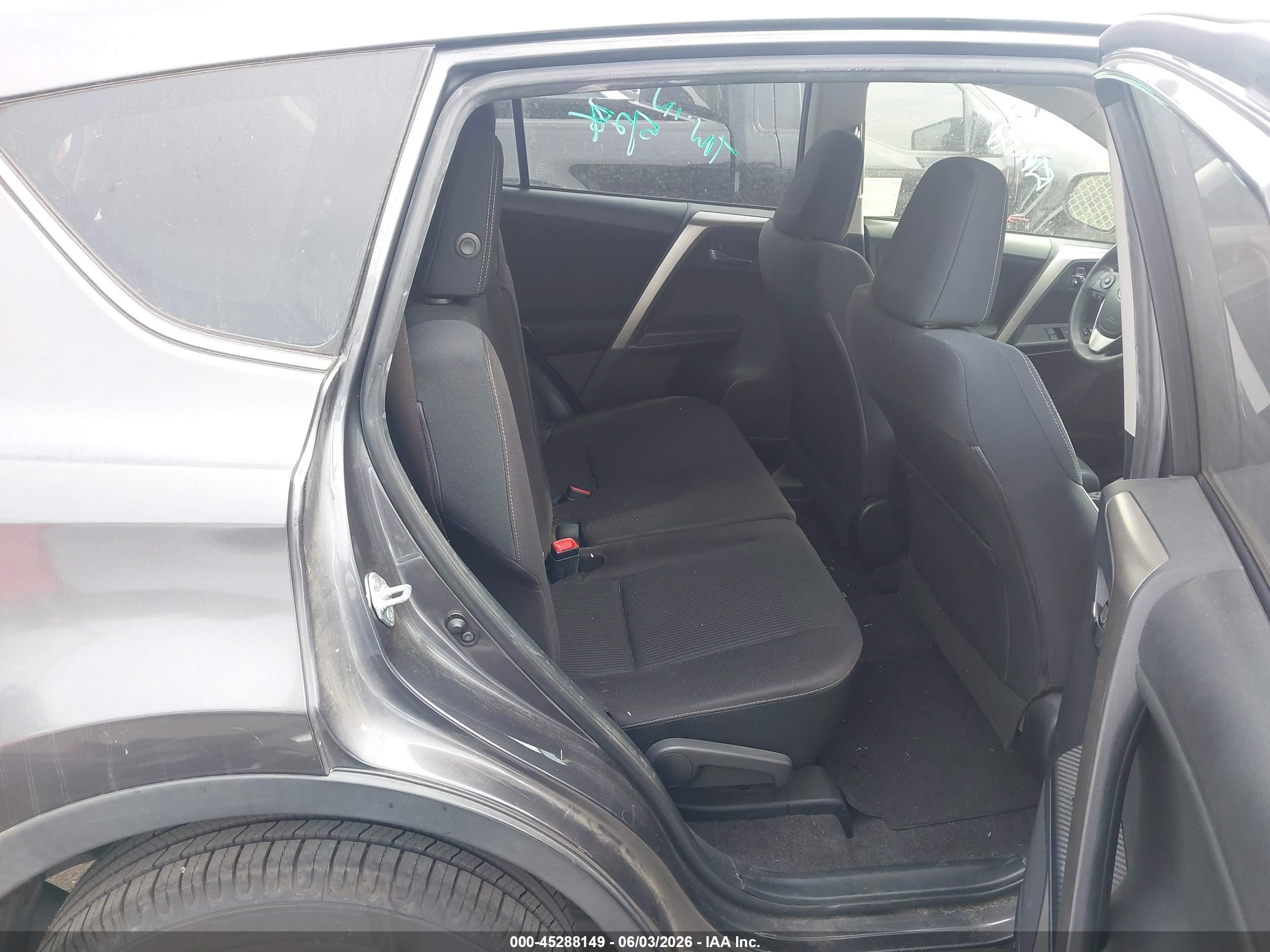 2015 Toyota Rav4 Xle Gray vin: JTMWFREV6FJ040989