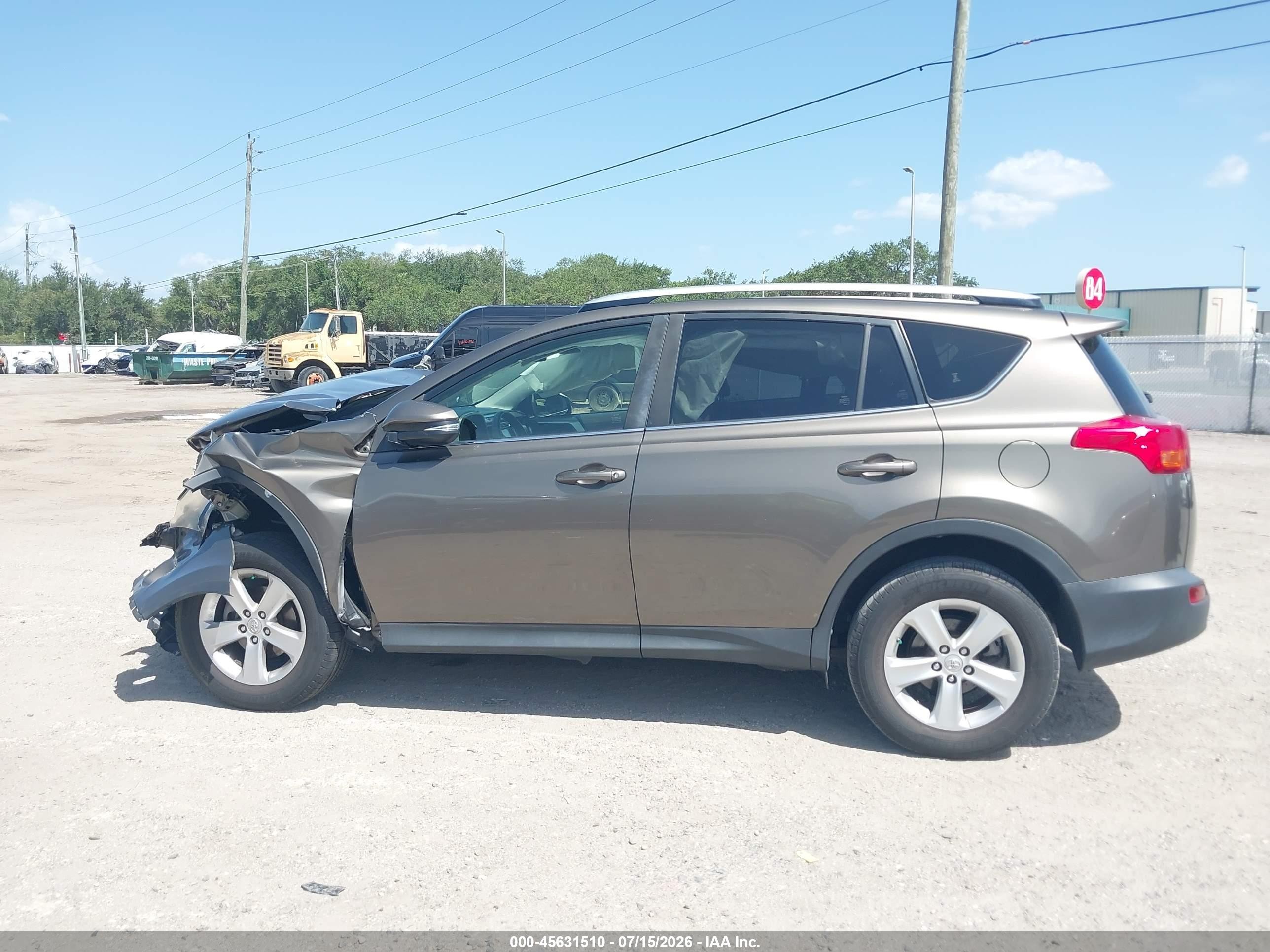 2013 Toyota Rav4 Xle Gray vin: JTMWFREV7DD003185