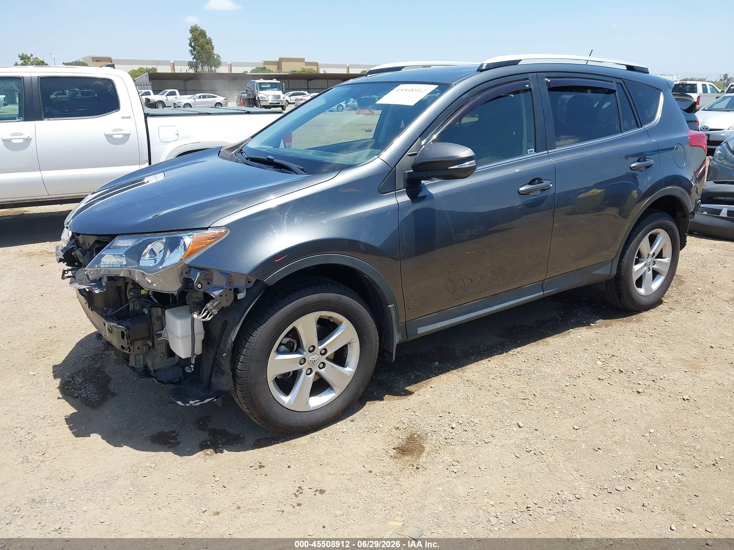 2013 Toyota Rav4 Xle Gray vin: JTMWFREV7DD006622