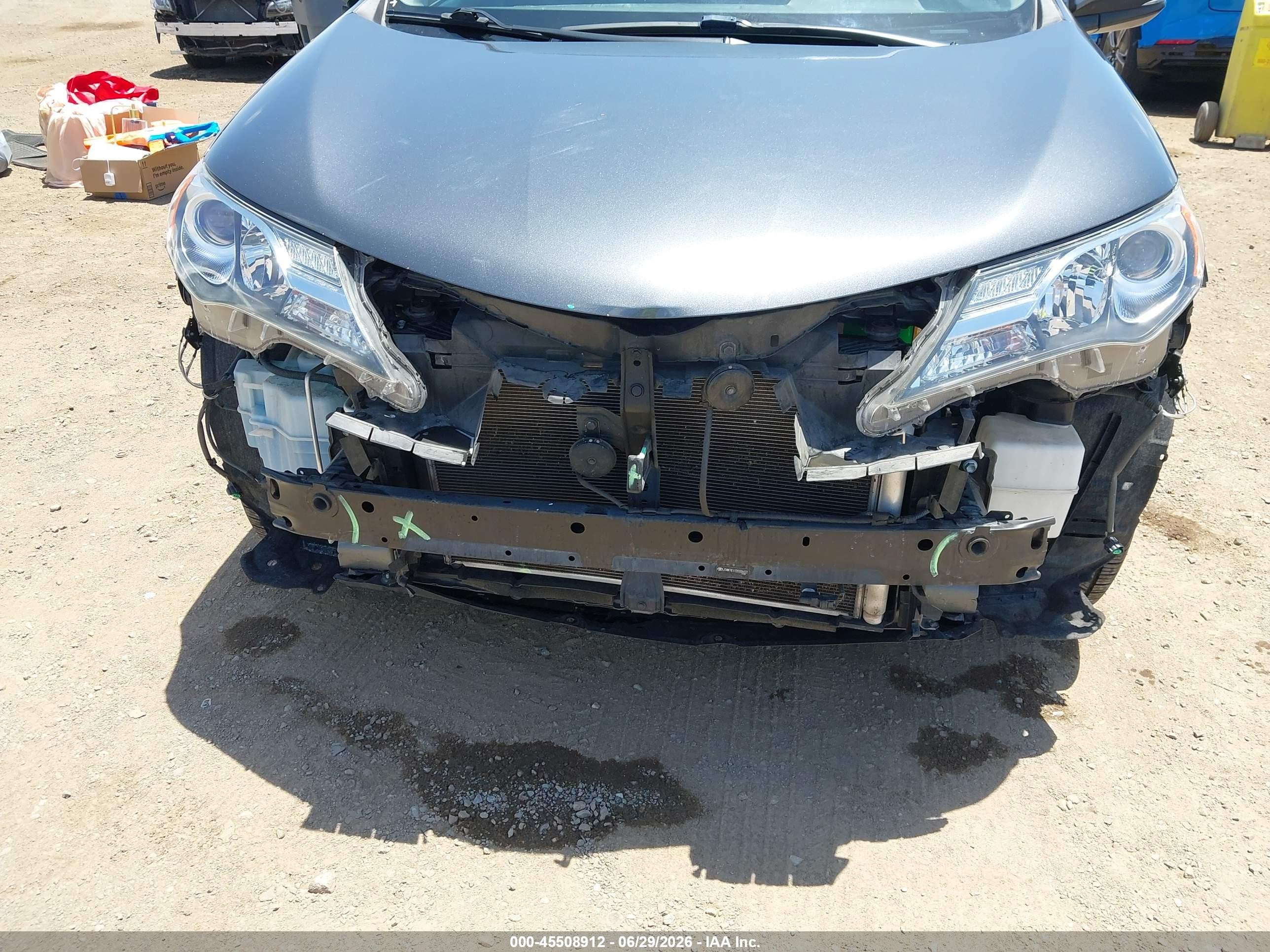2013 Toyota Rav4 Xle Gray vin: JTMWFREV7DD006622