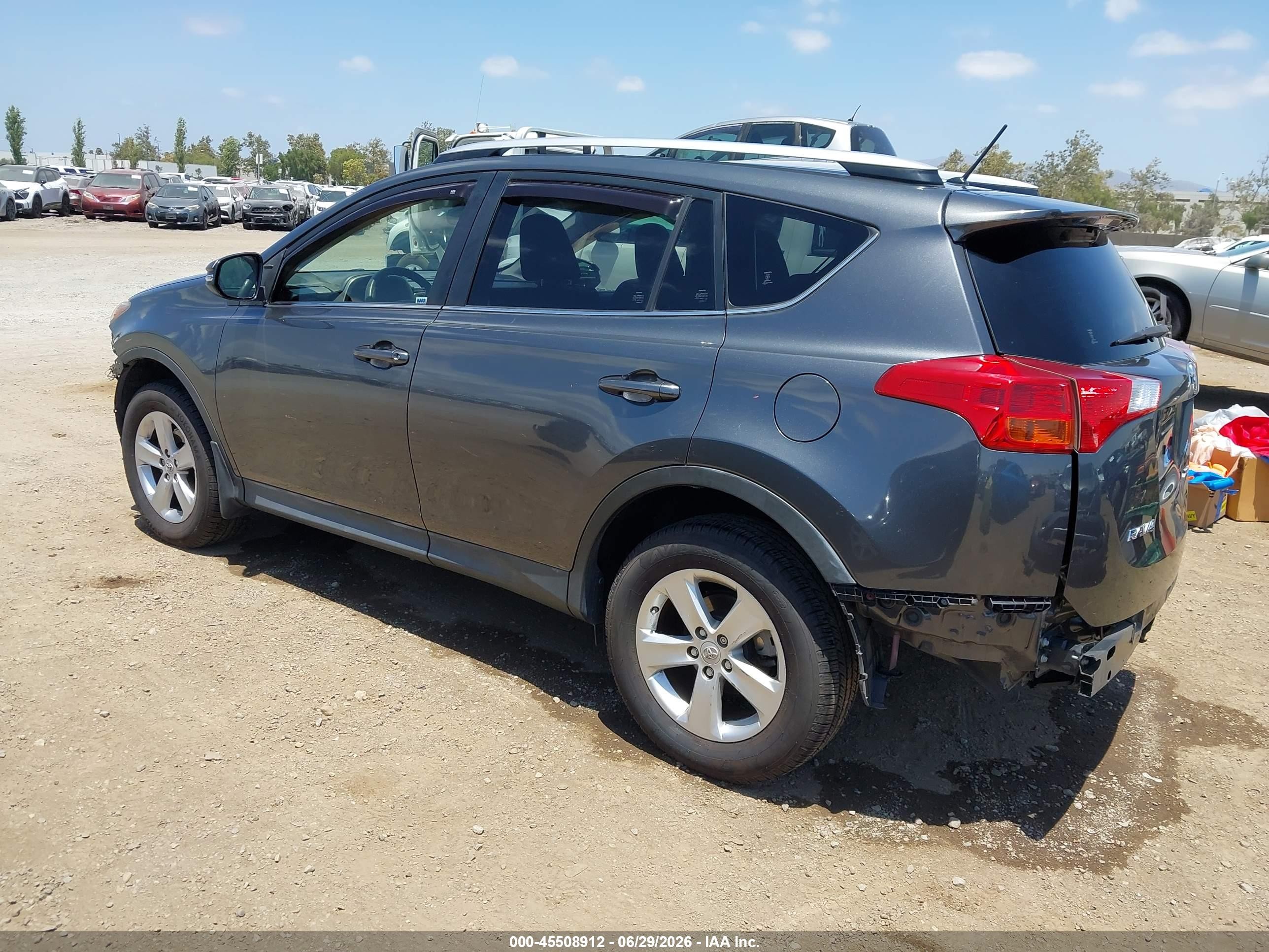 2013 Toyota Rav4 Xle Gray vin: JTMWFREV7DD006622
