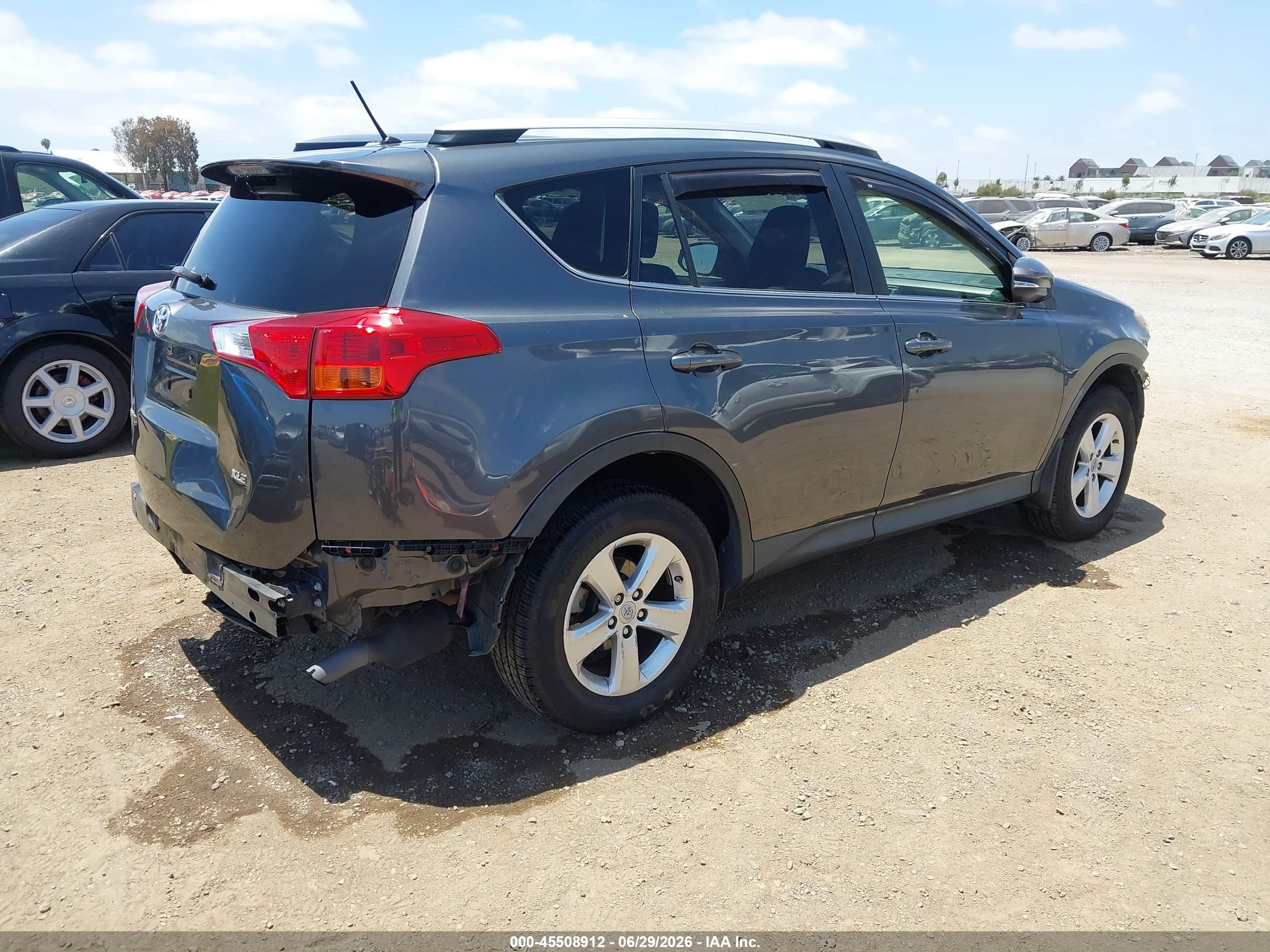 2013 Toyota Rav4 Xle Gray vin: JTMWFREV7DD006622